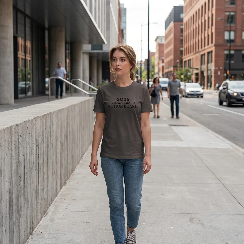 2026 Vision Board Action Board T-shirt