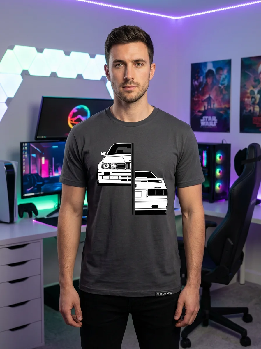 Retro Car Graphic T-Shirt