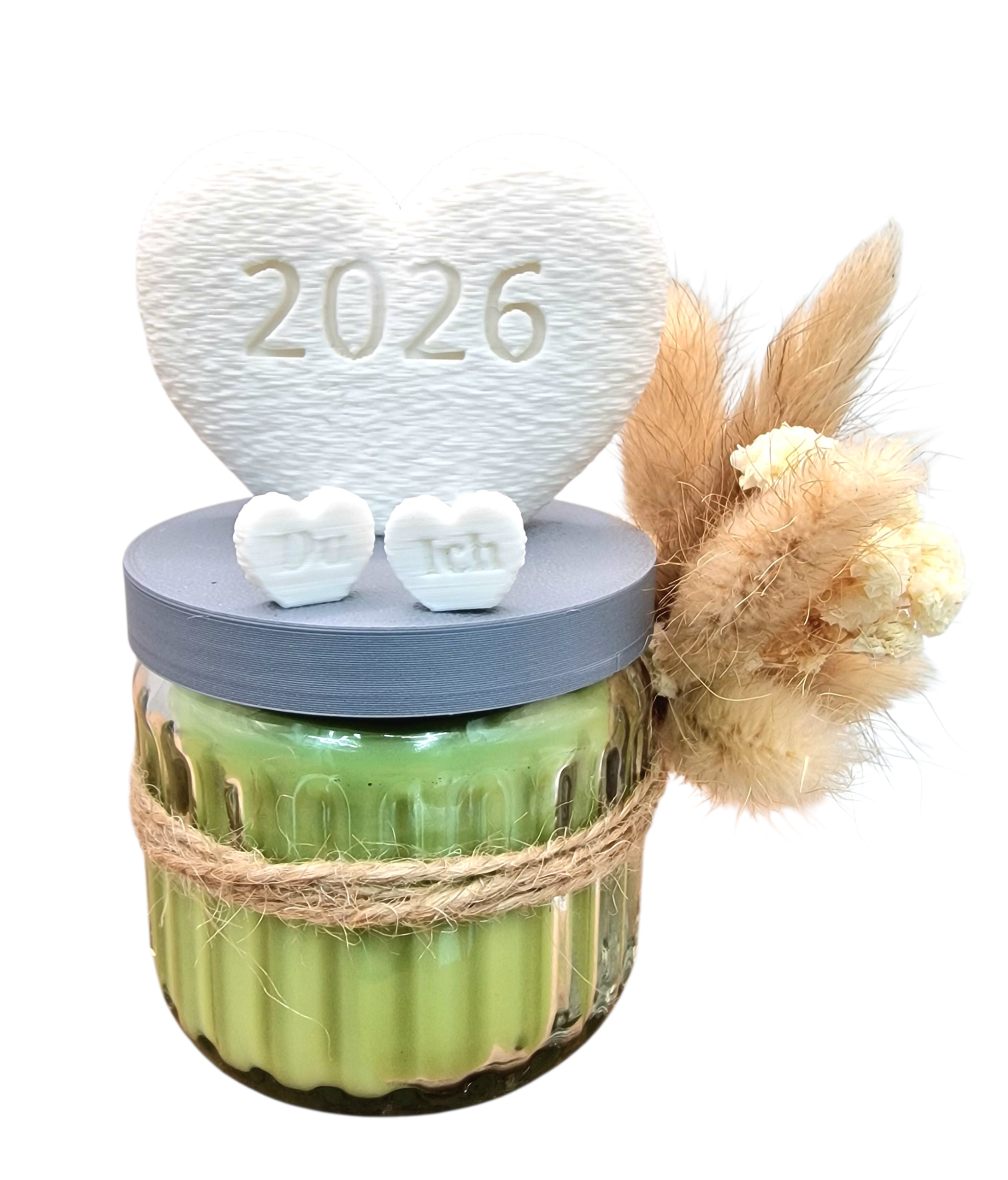 Duftkerze mit Flexi-Herz2026