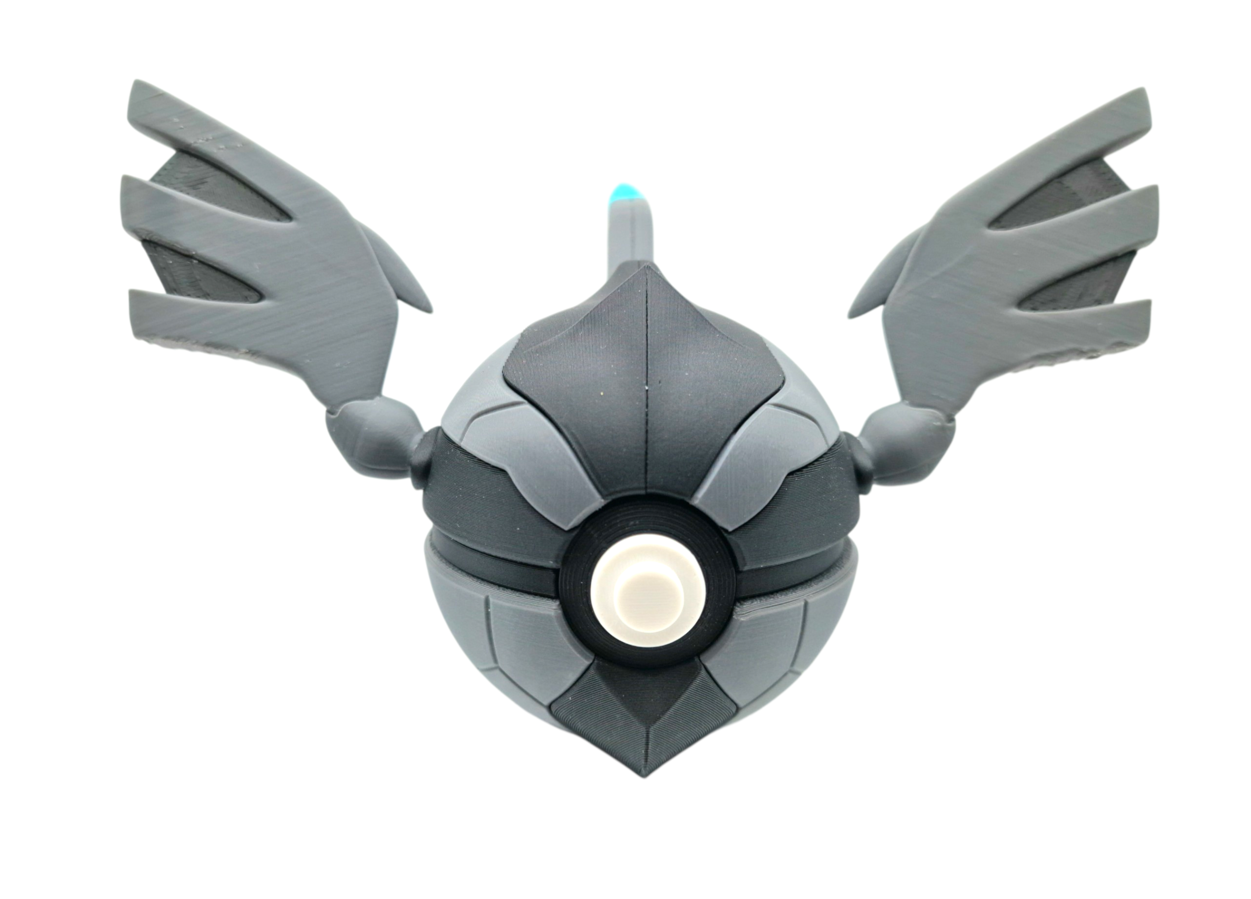 Fanball grau, mit Flügel