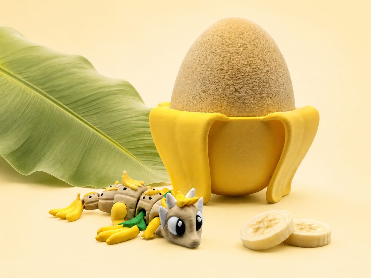Bananendrache mit Ei 