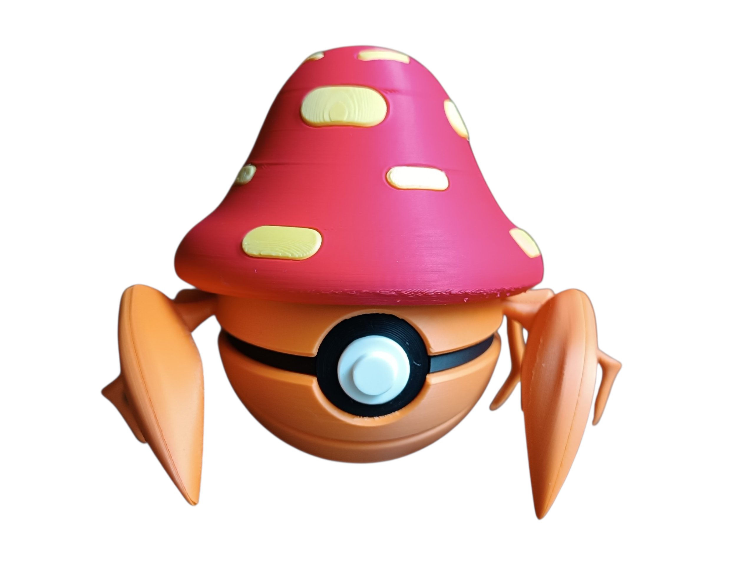 Krabbe mit Pilz, Fanball, Käfer