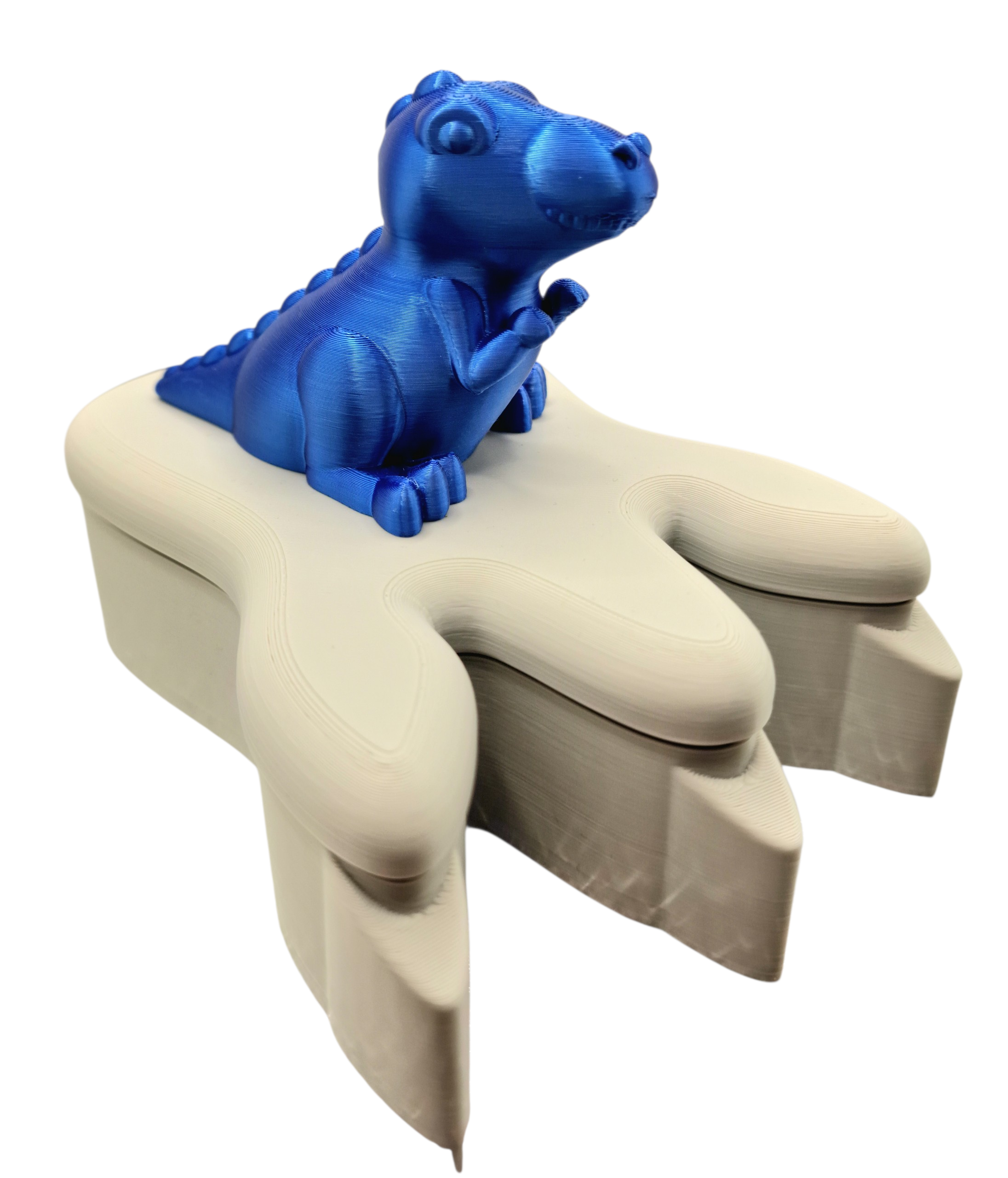 Geschenkbox mit Dinofigur