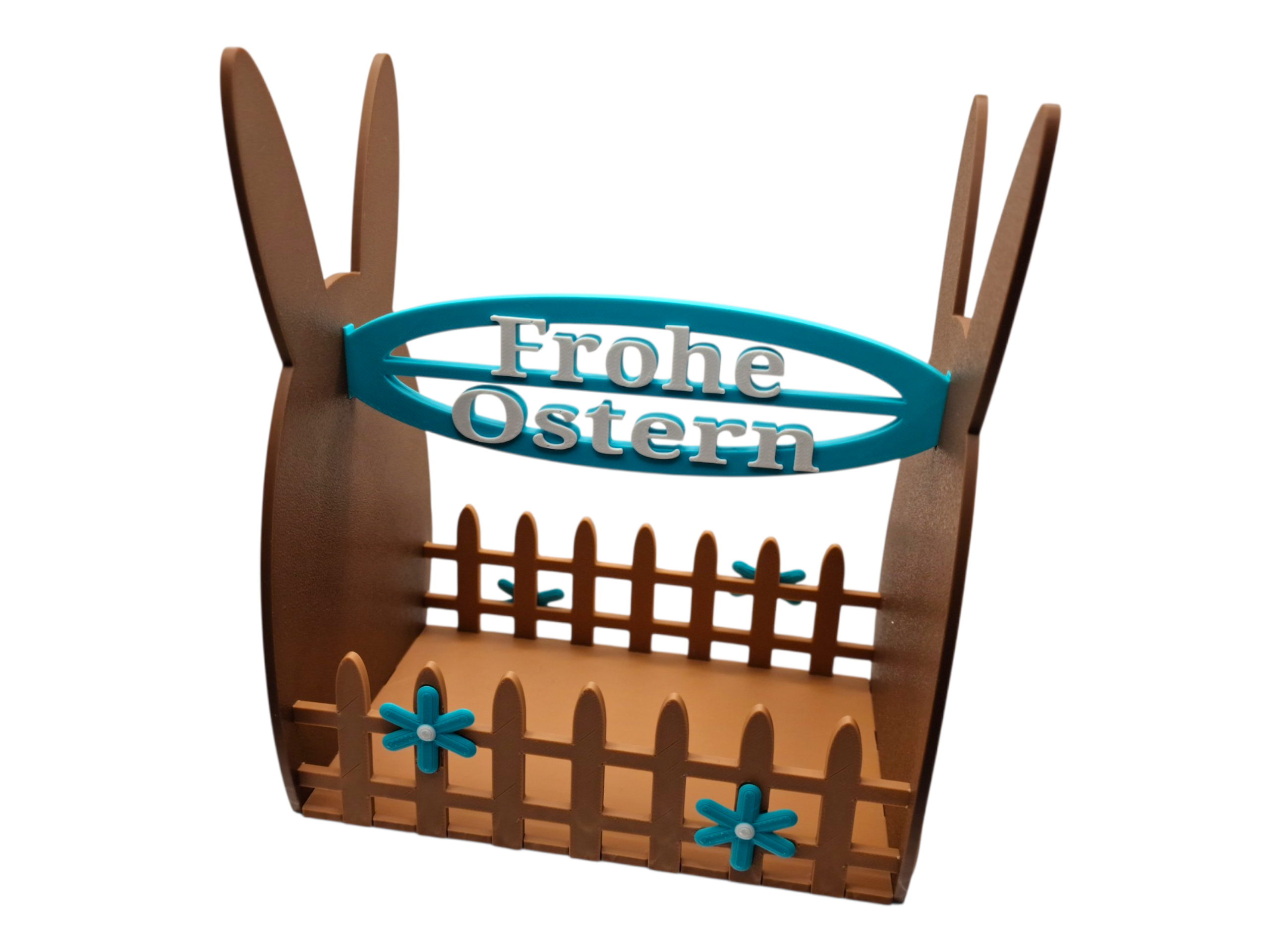 Osterkorb mit Hasenmotiv