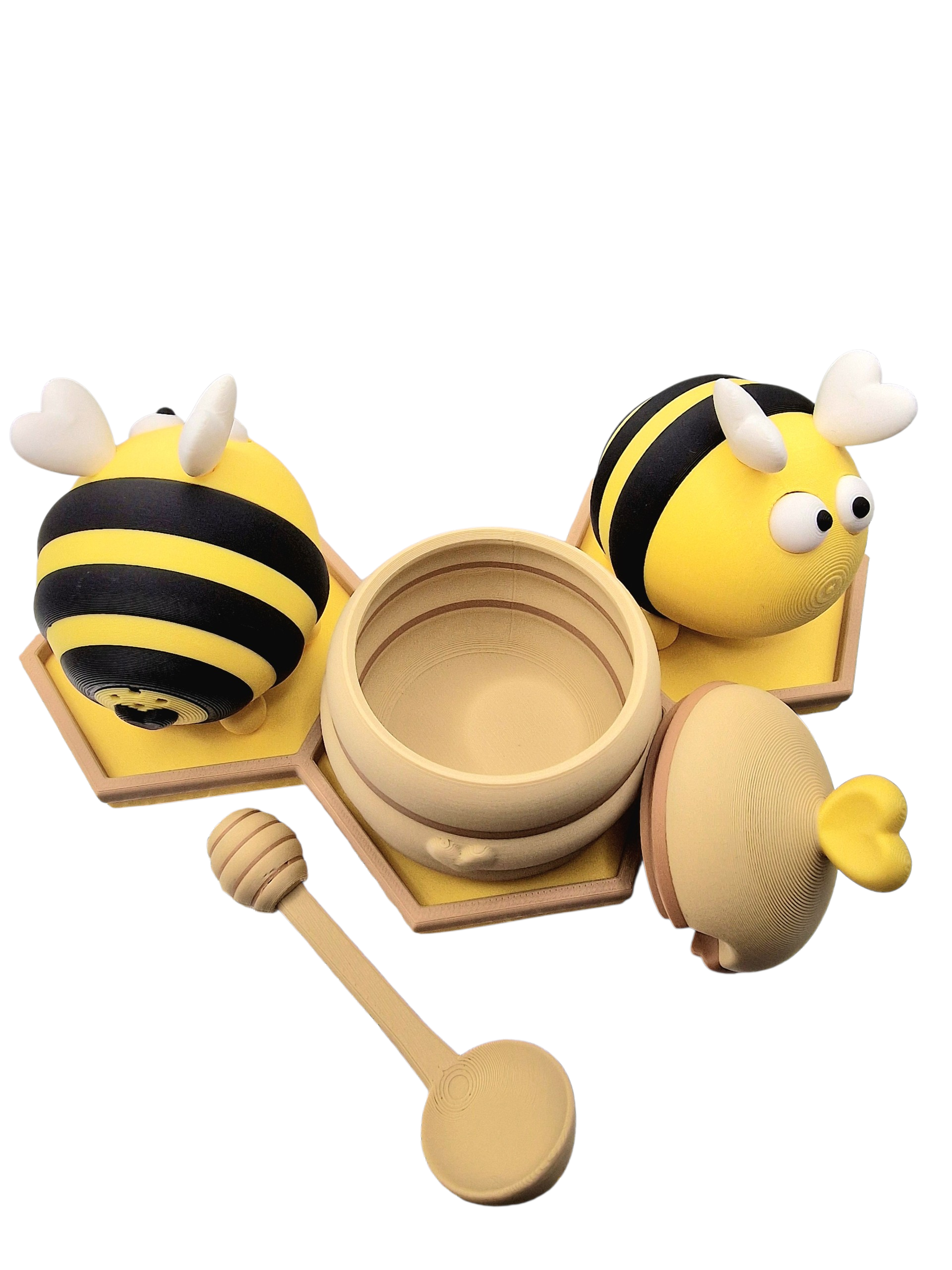 Bienen Set mit Honigtopf