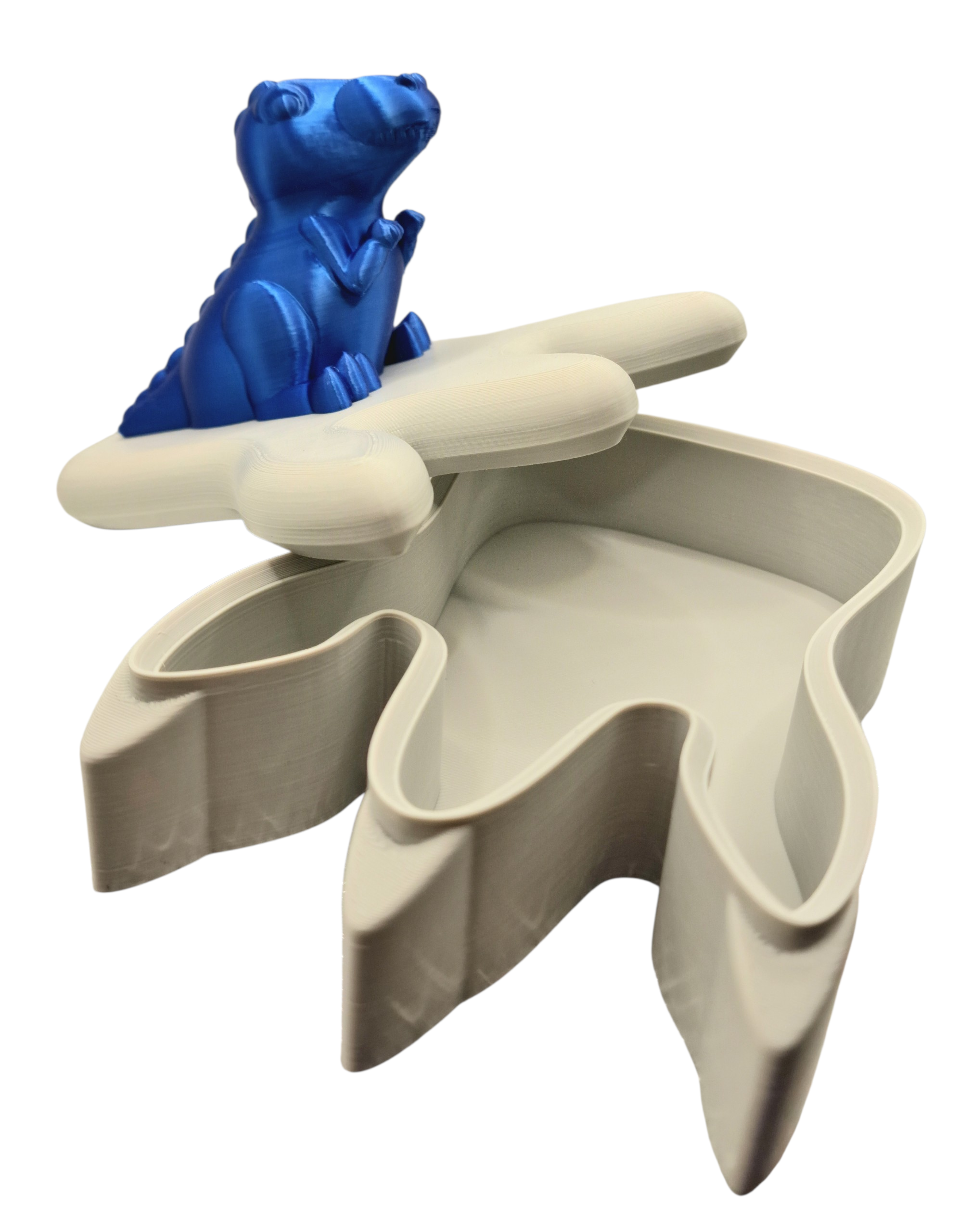 Geschenkbox mit Dinofigur