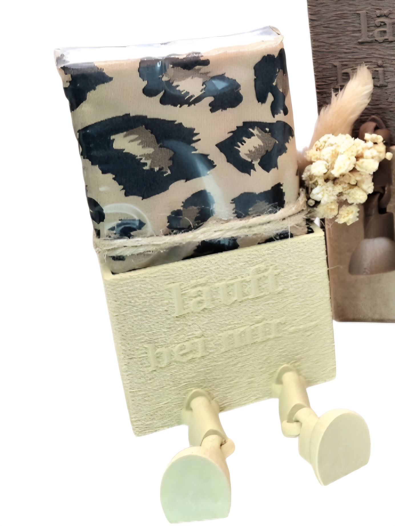 Taschentuchhalter Leo-Look