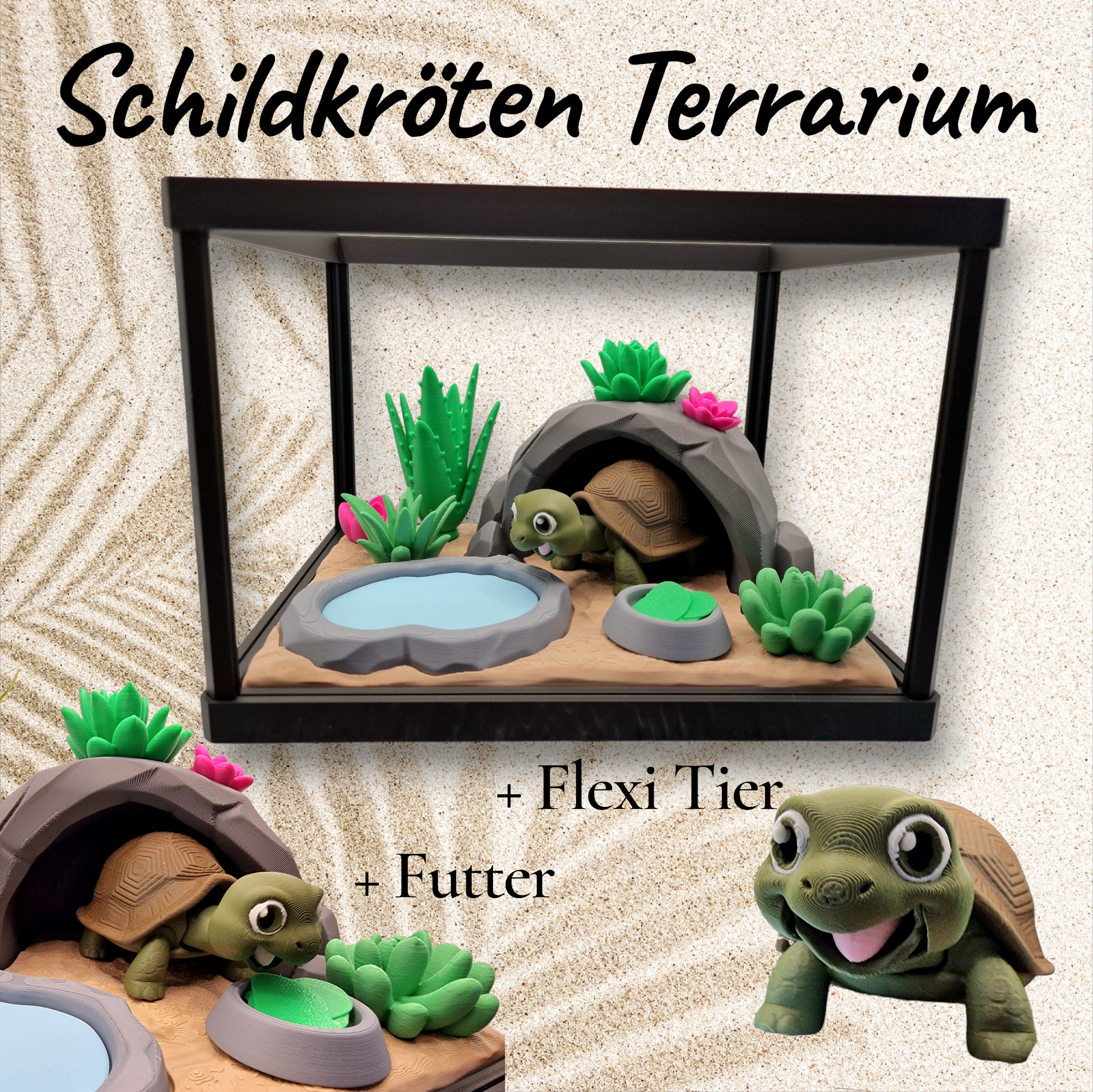  Schildkröte Terraium 