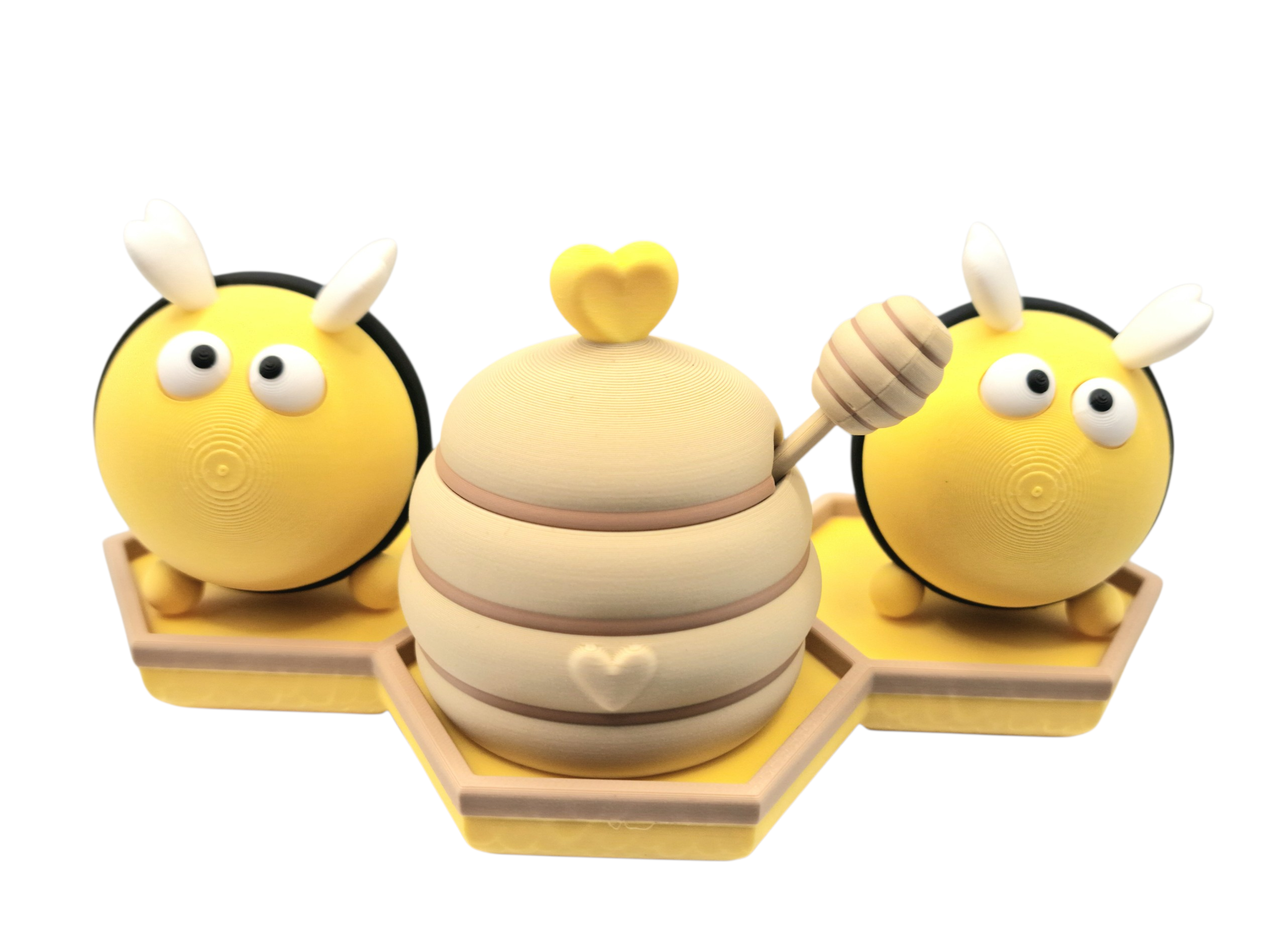 Bienen Set mit Honigtopf