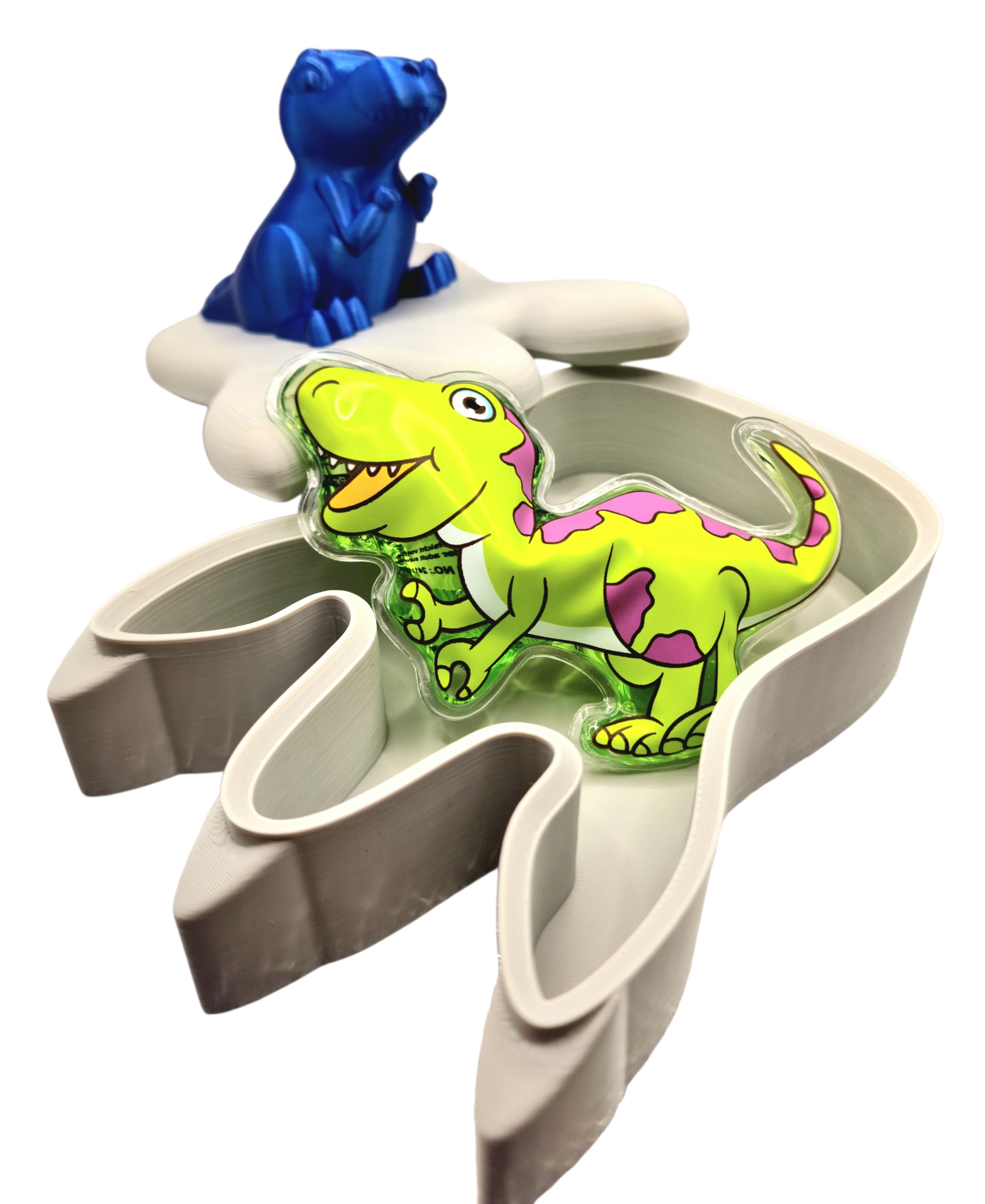 Geschenkbox mit Dinofigur