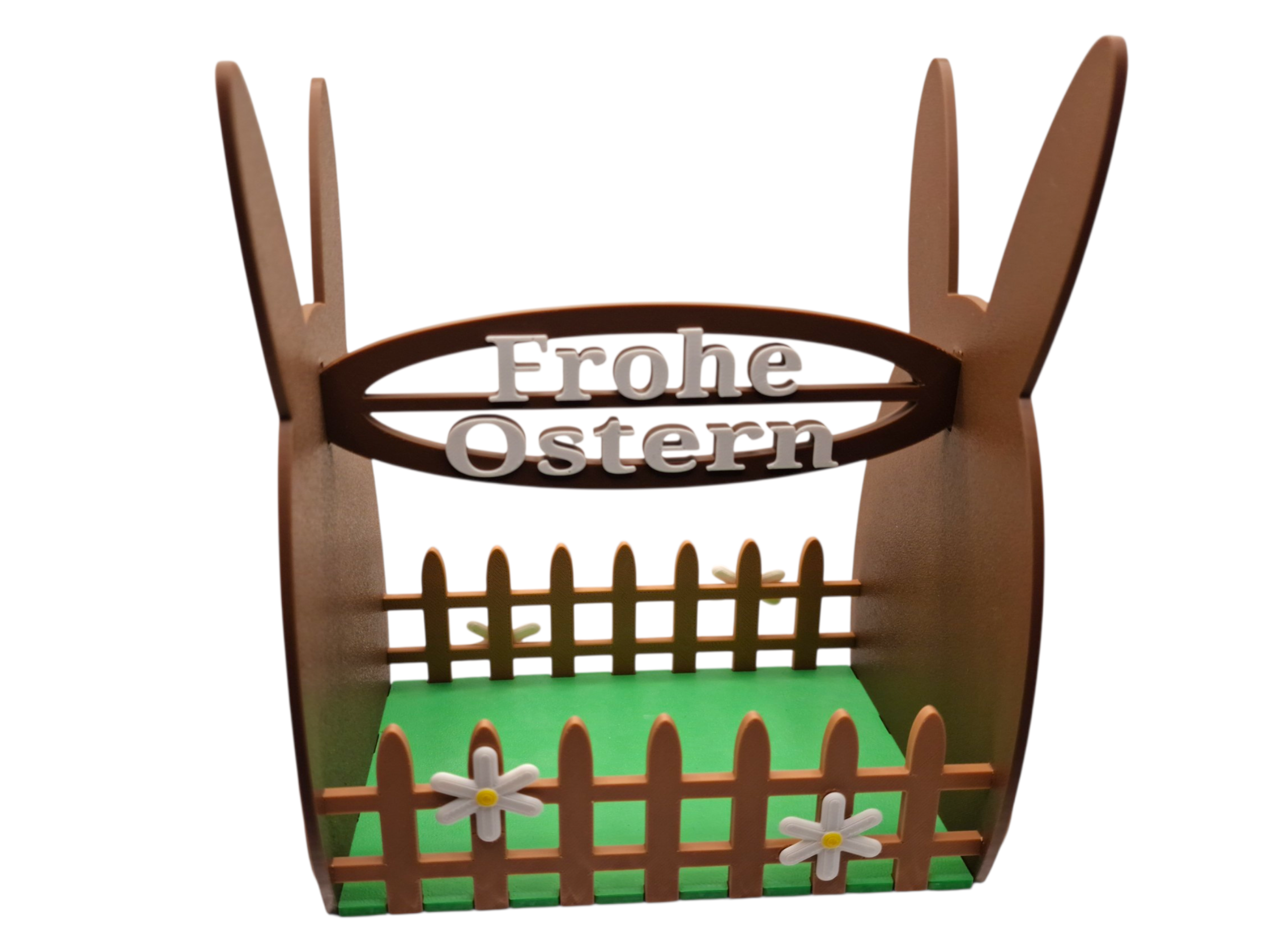 Osterkorb mit Hasenohren