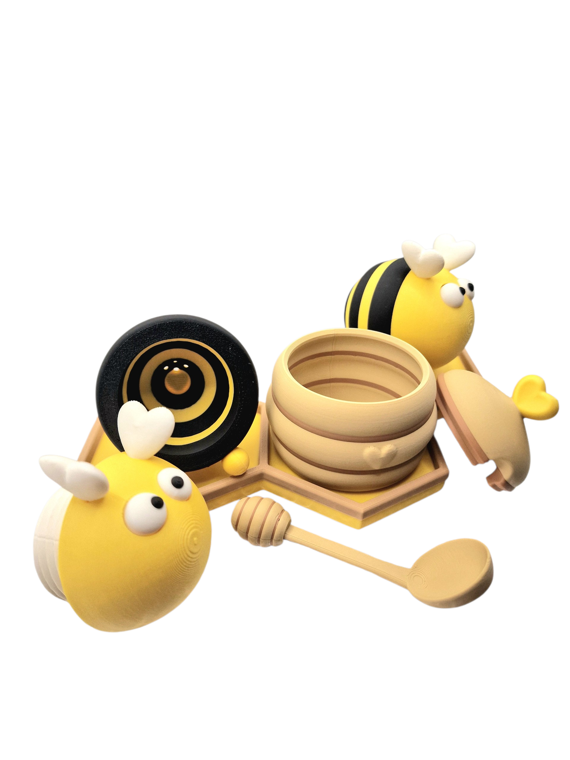 Bienen Set mit Honigtopf