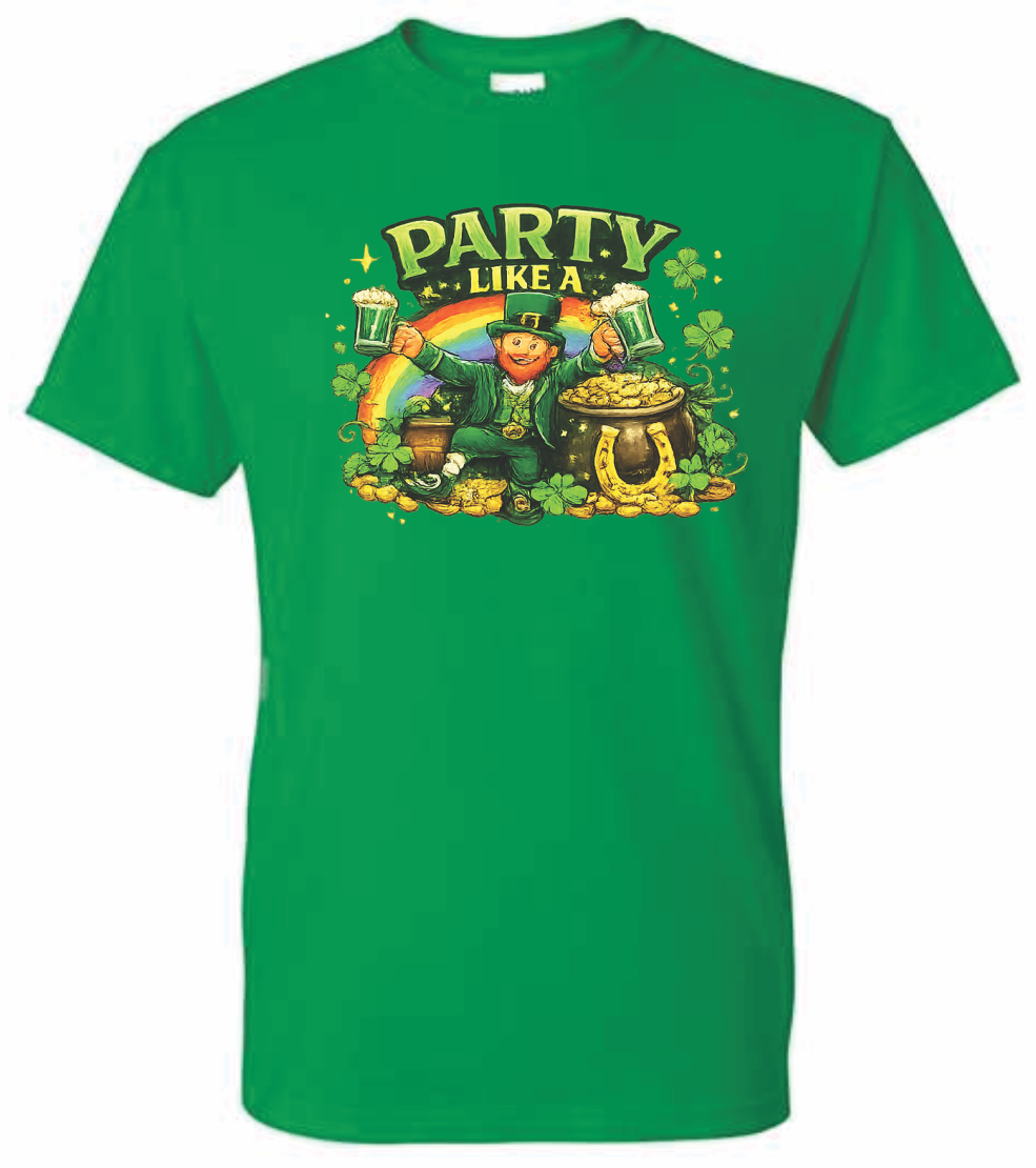 St. Patrick's Day Leprechaun T-Shirt - Shenanigans Squad - Irish Green