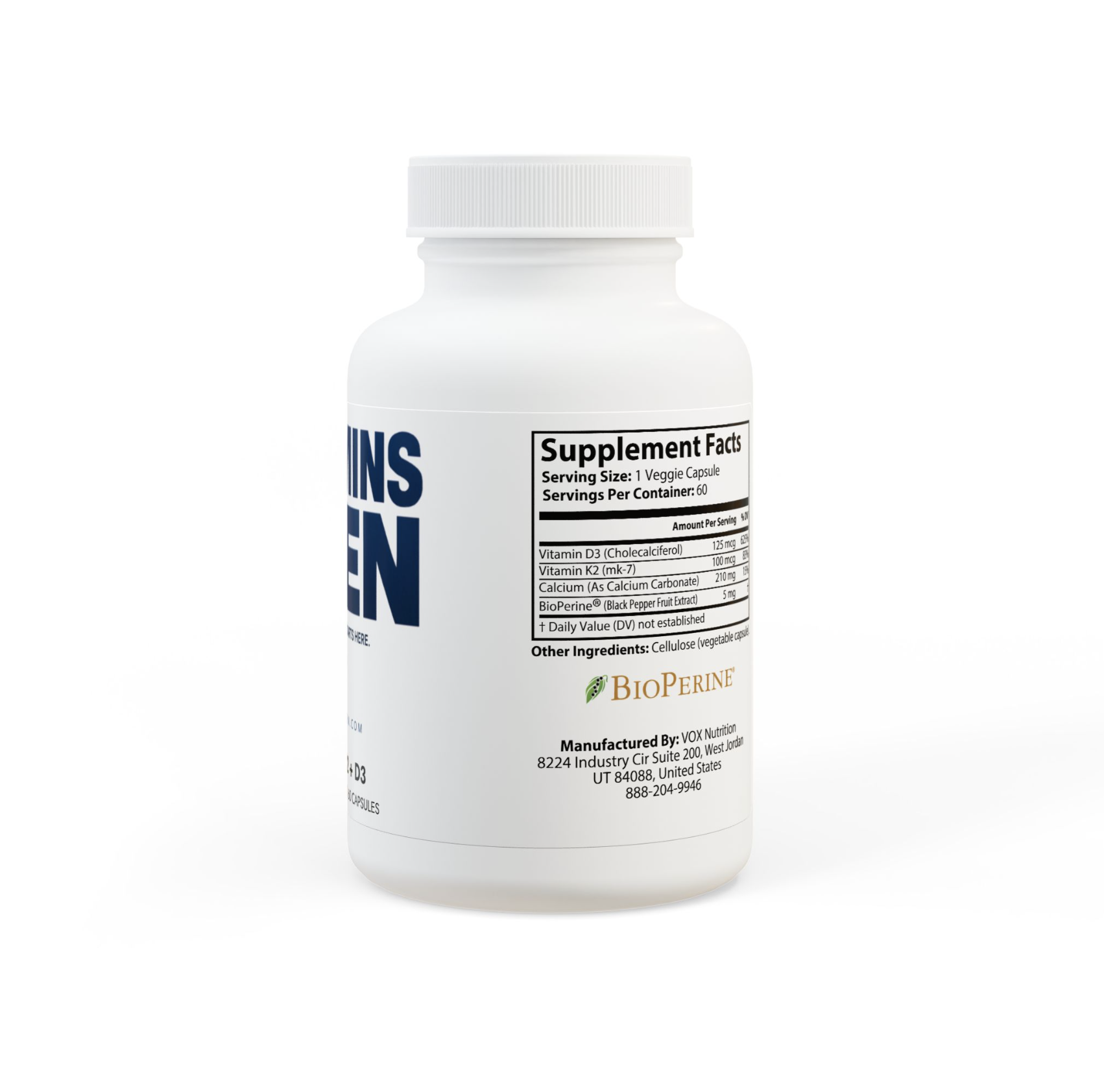 V4M Vitamins 4Men K2 + D3 (60 count)