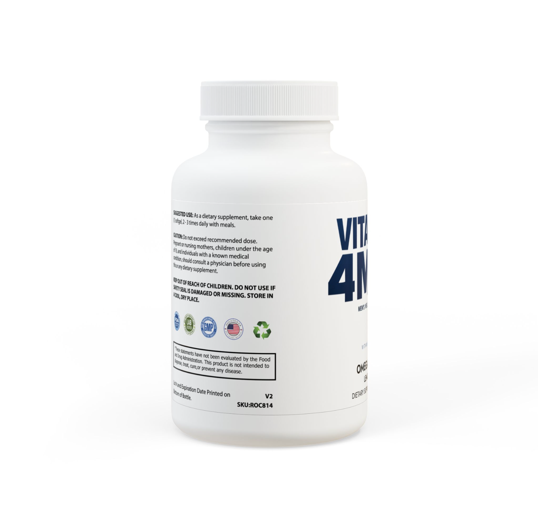 V4M Omega 3 Fish Oil for Men