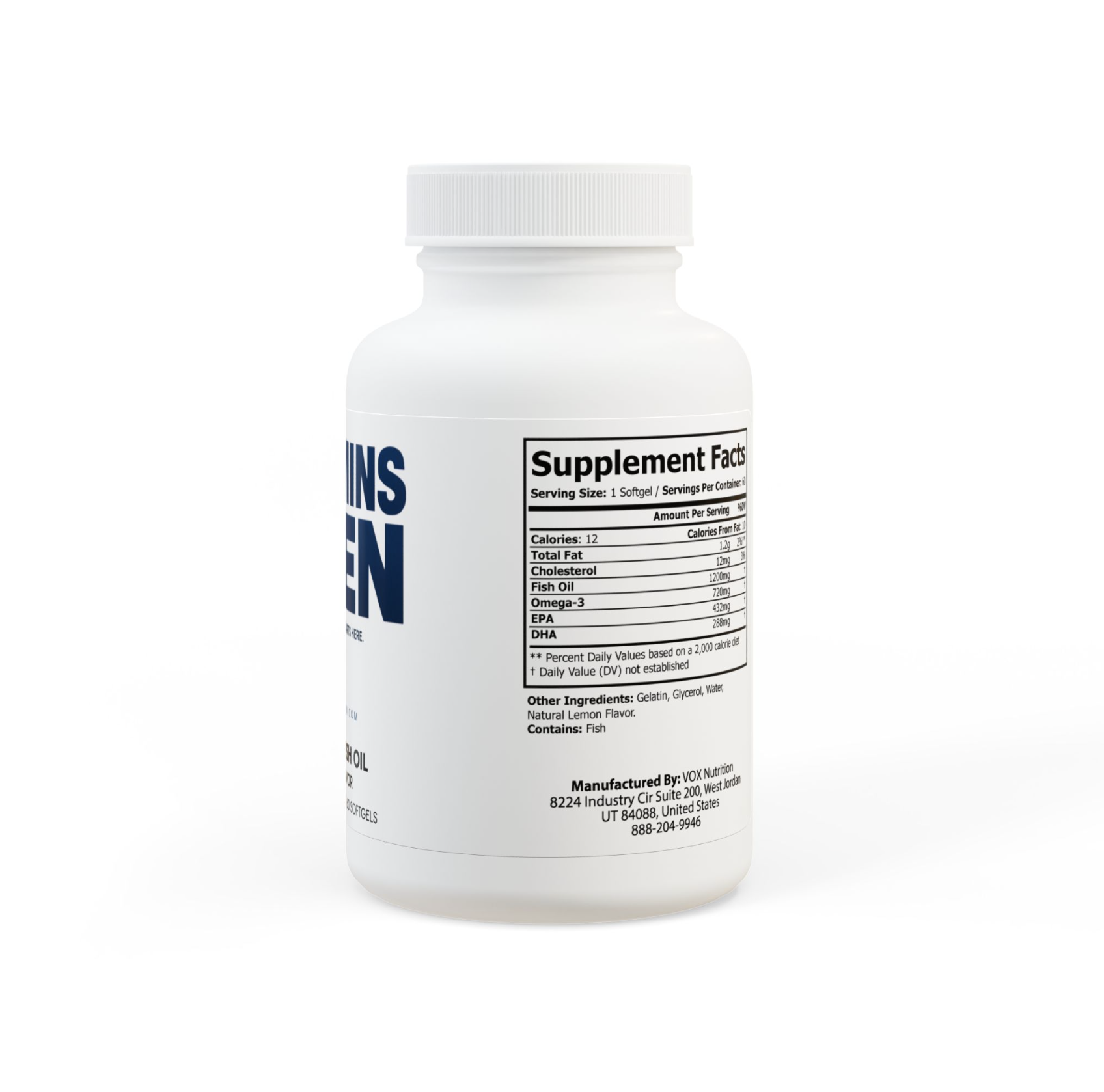 V4M Omega 3 Fish Oil for Men