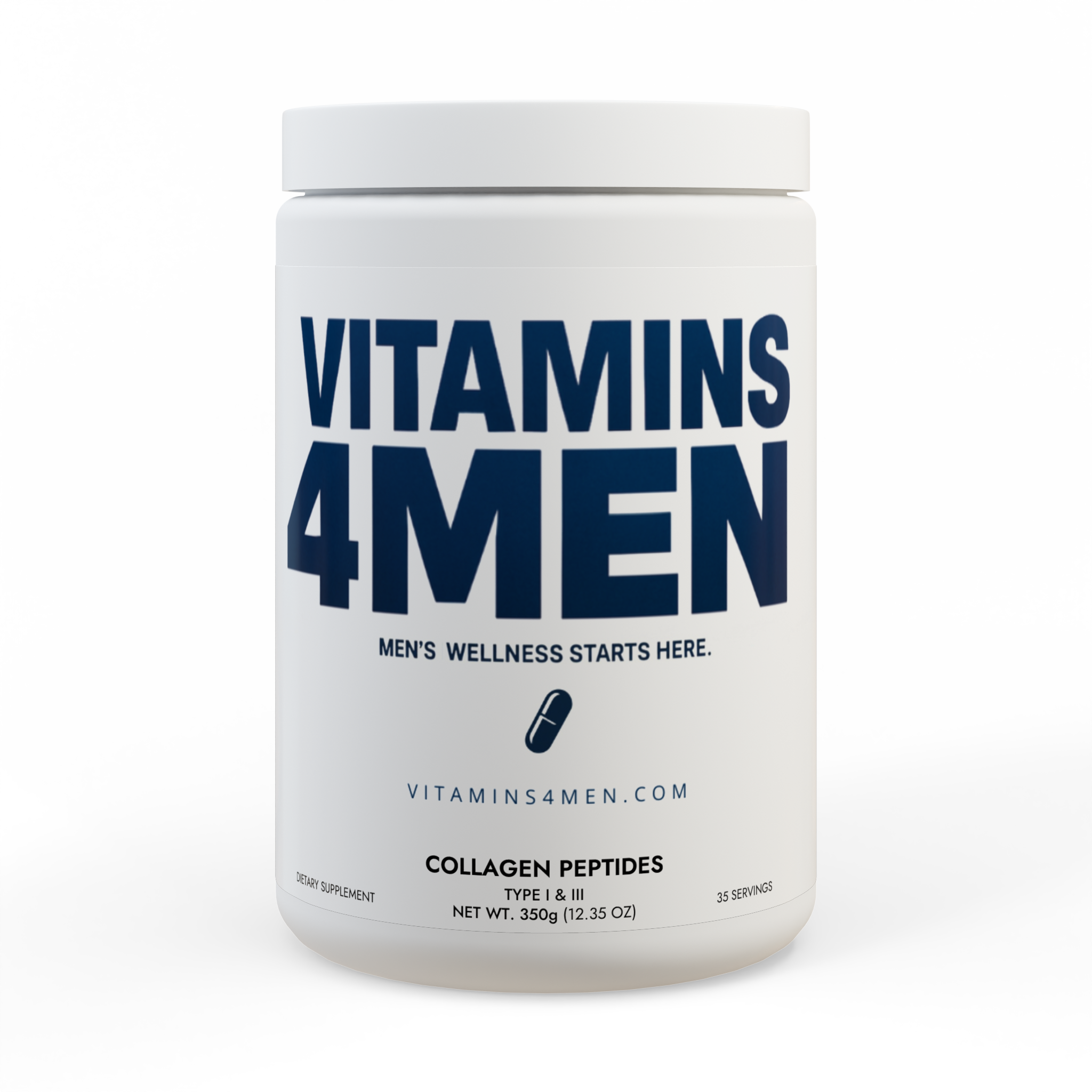 V4M Collagen Peptides Type I & III Supplement (350g, 12.3oz)