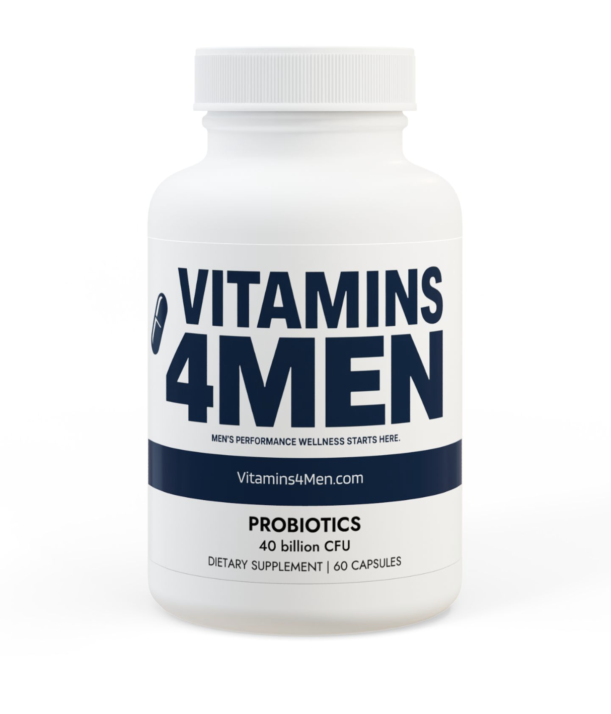 V4M Probiotics for men, 40 Billion CFU (60 Capsules)