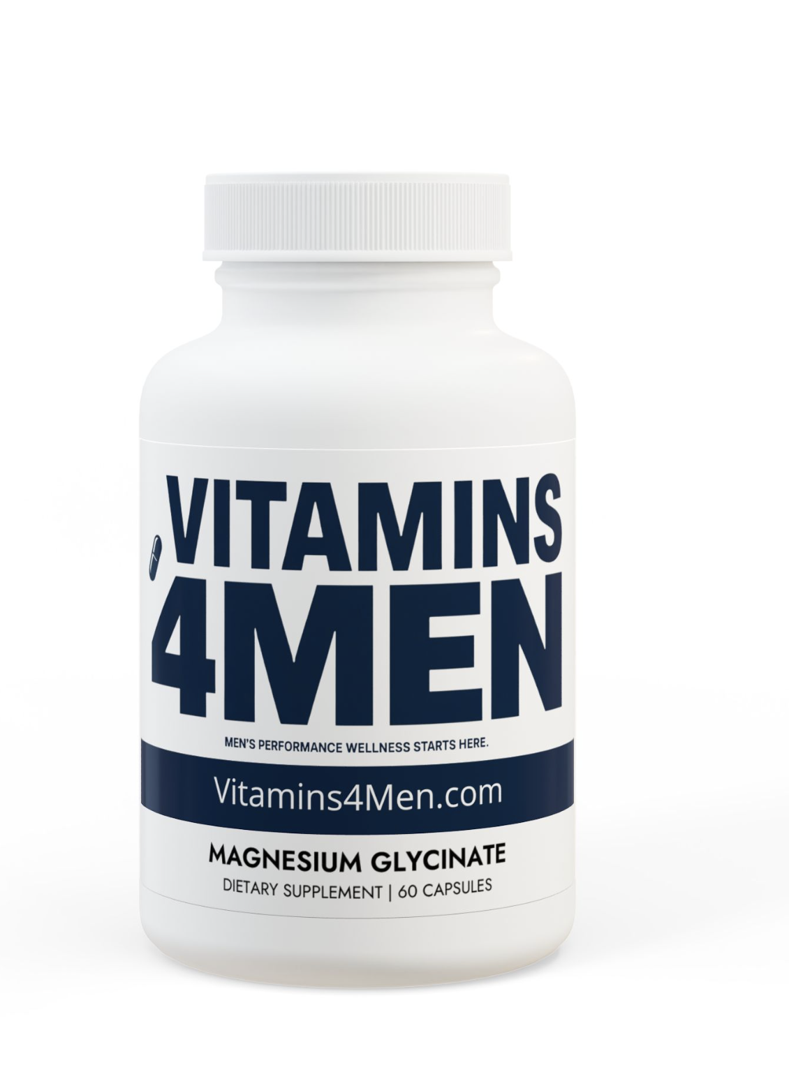 V4M Magnesium Glycinate Supplement (60 Capsules)
