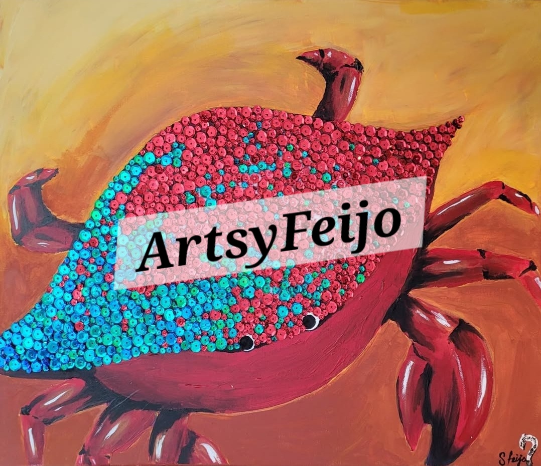 "Shiny" Crab Digital Art