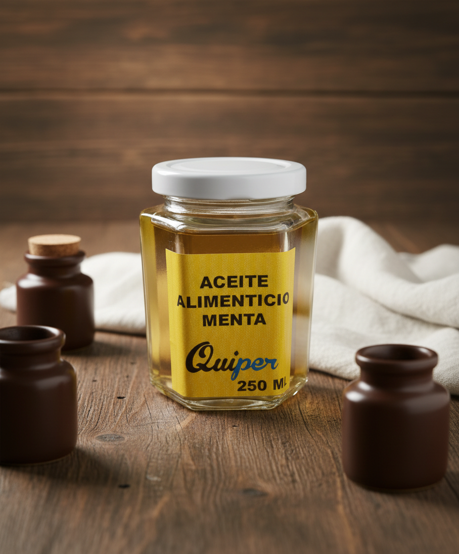 Aceite Alimenticio Sabor menta de 250 ml