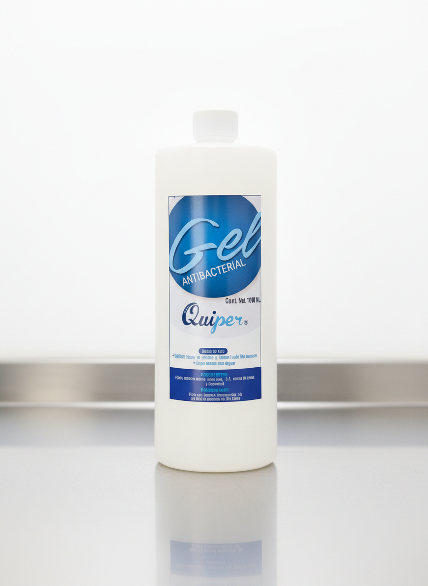 Gel antibacterial Quiper de 1 lt.