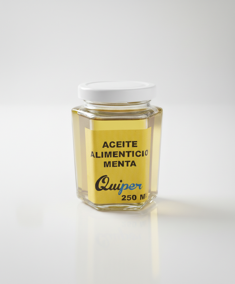 Aceite Alimenticio Sabor menta de 250 ml