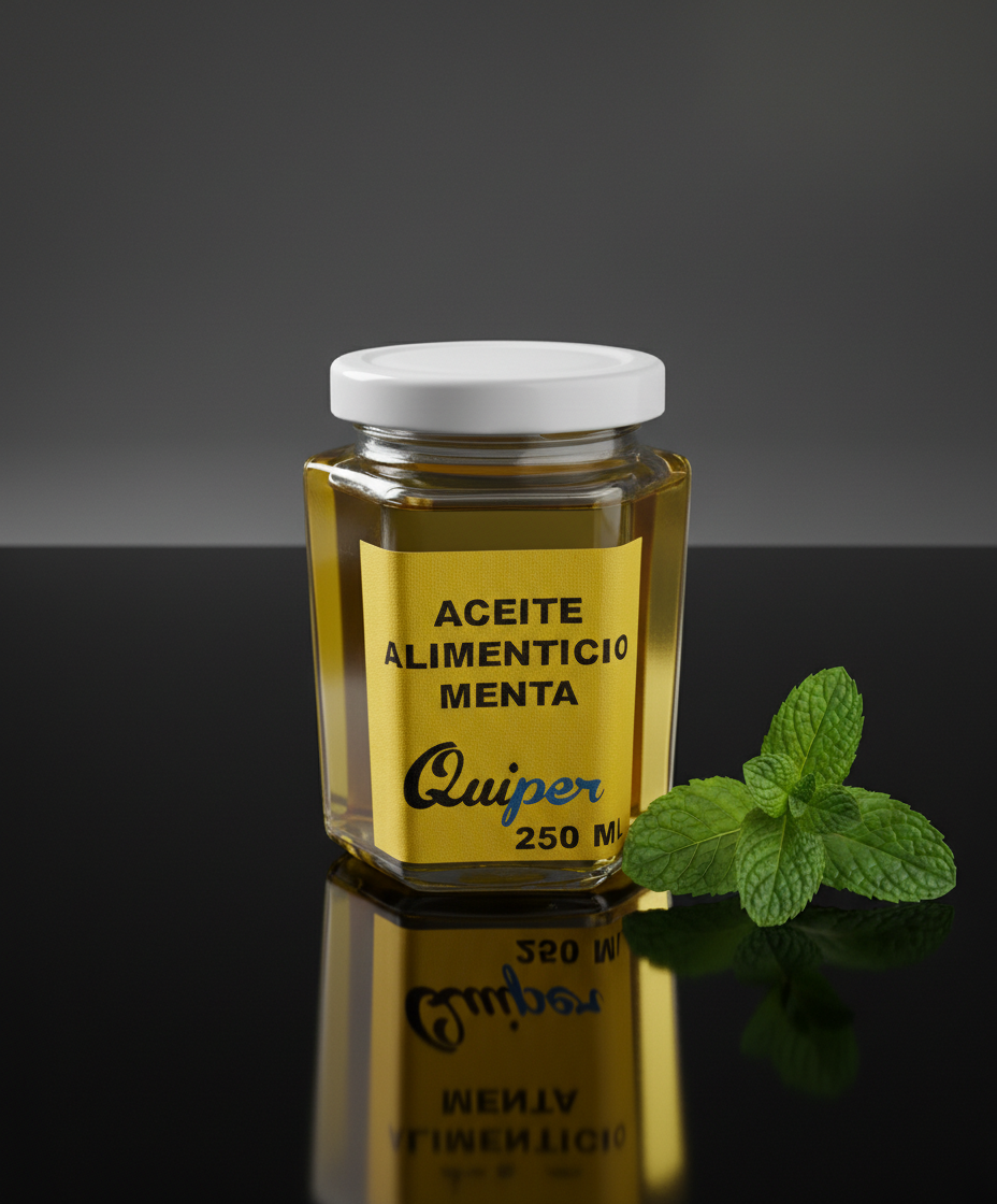 Aceite Alimenticio Sabor menta de 250 ml