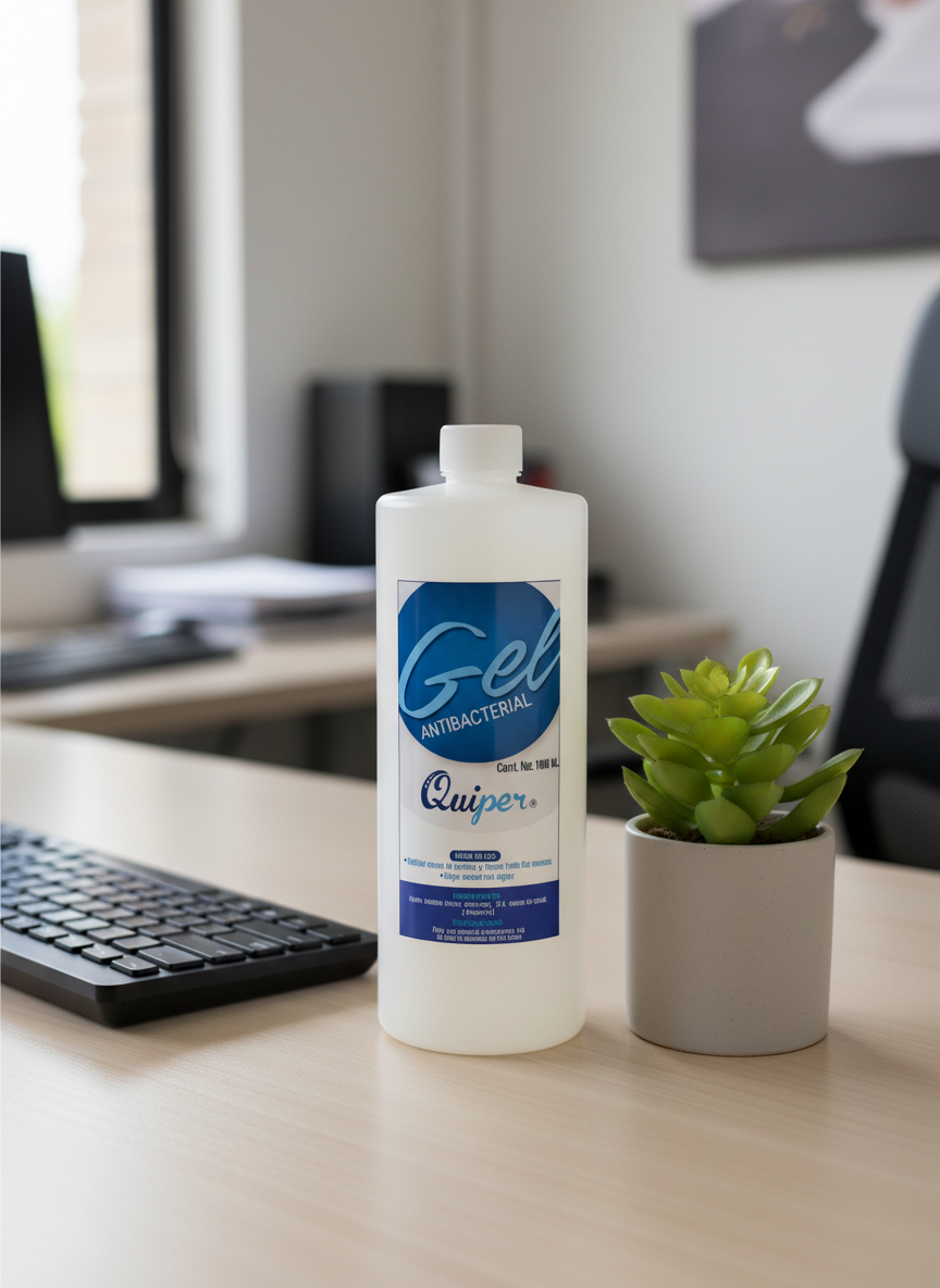 Gel antibacterial Quiper de 1 lt.