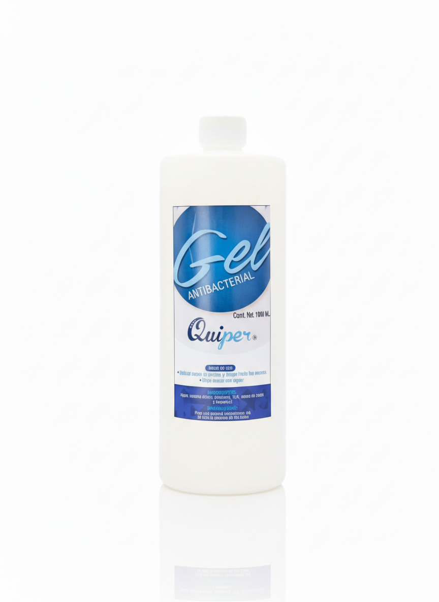 Gel antibacterial Quiper de 1 lt.