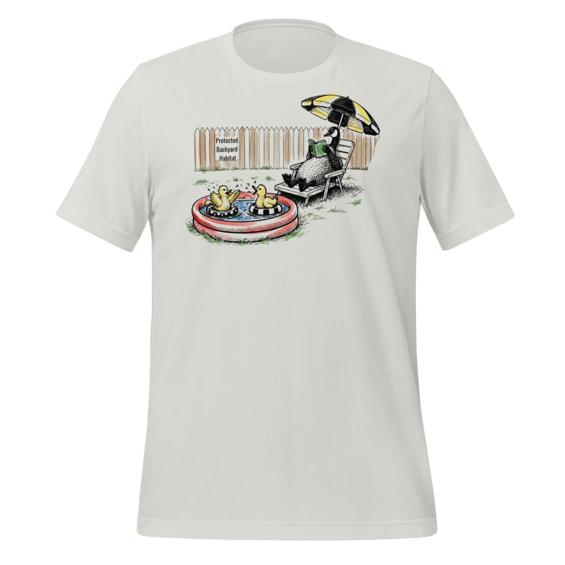 Goose and Goslings Shirt – Wild Backyard Wildlife T-Shirt – Backyard Nature Animal Tee