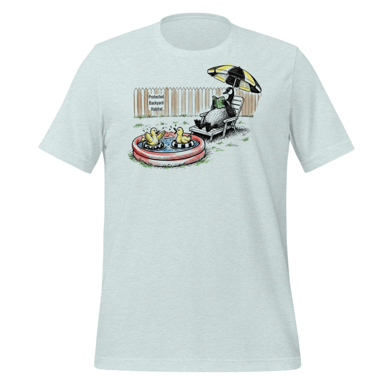 Goose and Goslings Shirt – Wild Backyard Wildlife T-Shirt – Backyard Nature Animal Tee