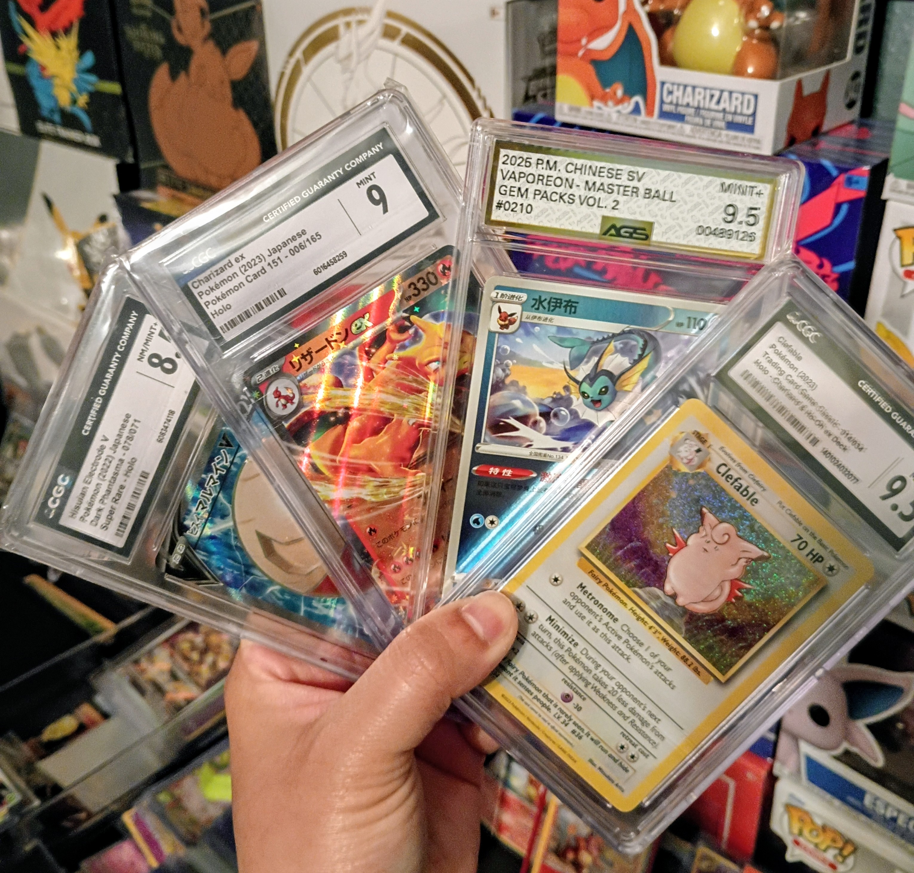 Lvl 1. Graded Pokemon Card Mystery Slab Grade 1-10(+Extras Read Description!)