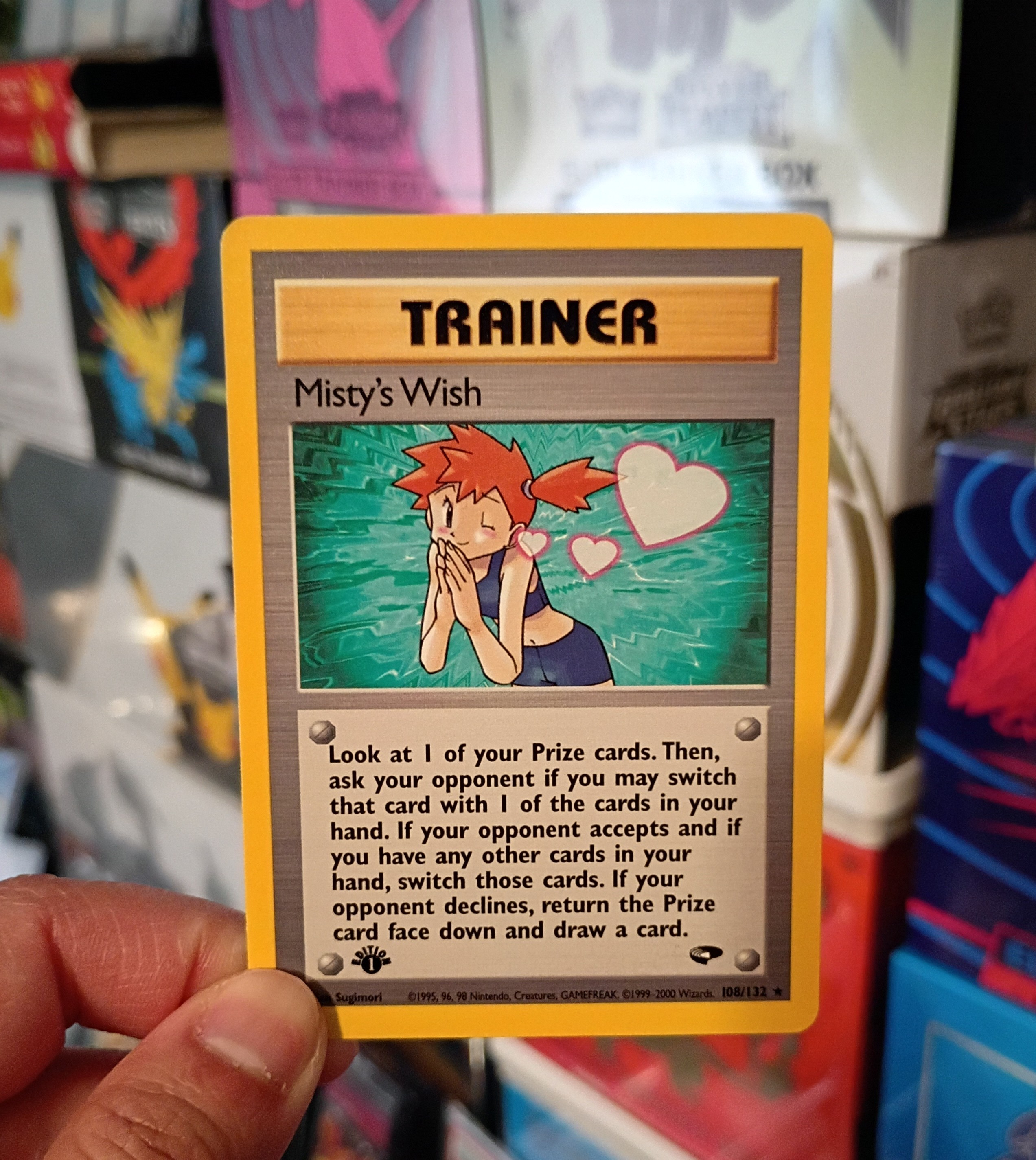 Pokemon Misty's Wish 108/132 Gym Challenge Regular