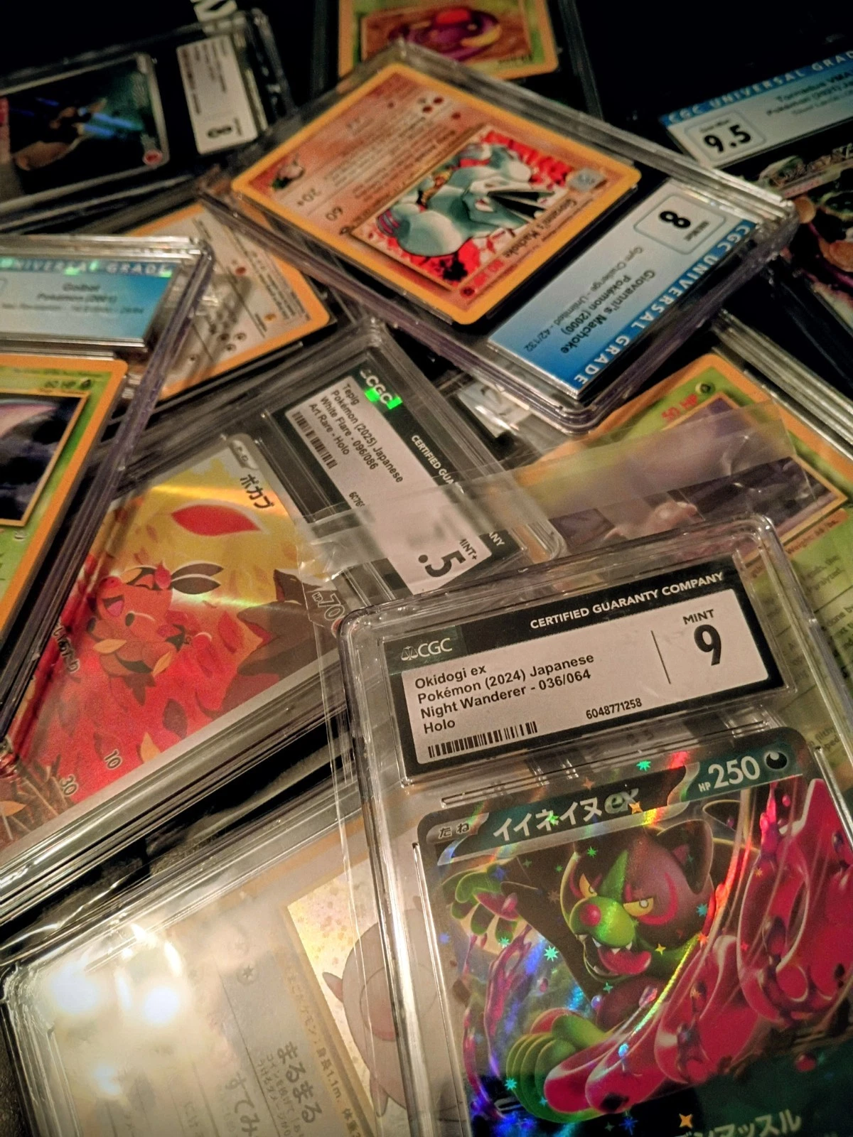 Lvl 1. Graded Pokemon Card Mystery Slab Grade 1-10(+Extras Read Description!)