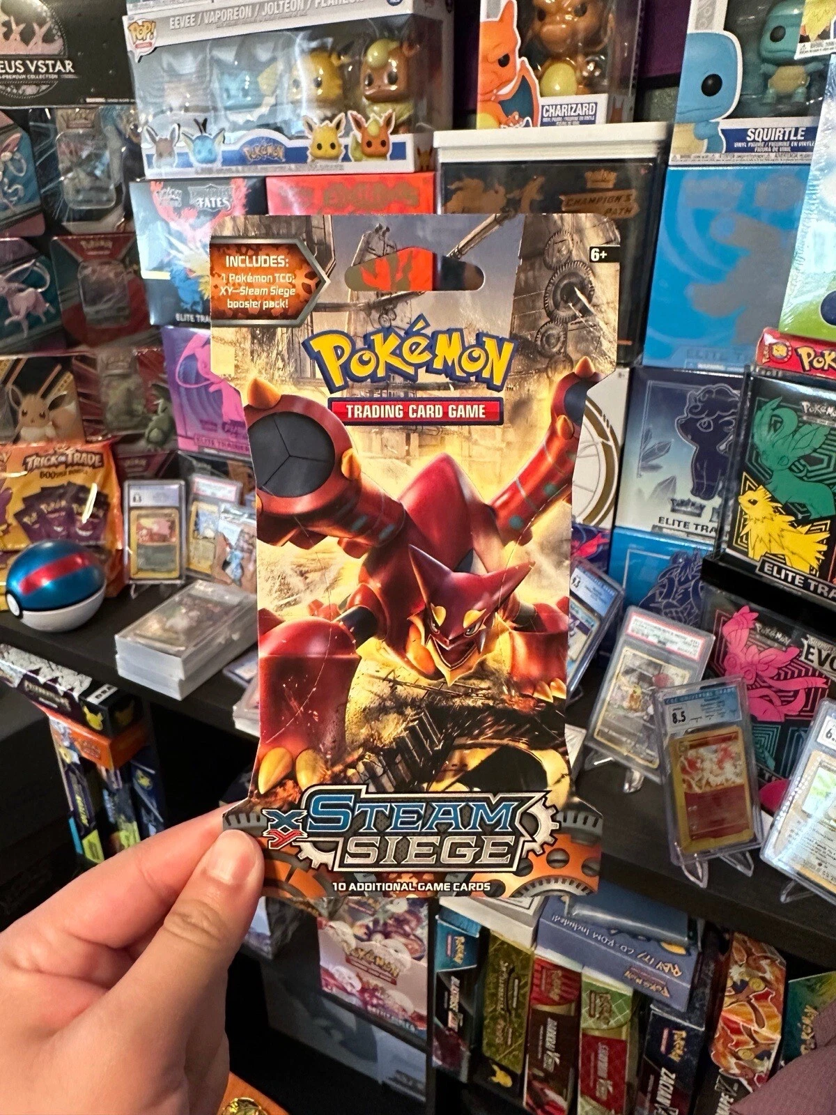 Pokemon TCG XY Steam Siege (1) Booster Pack English - Factory Sealed Random Art