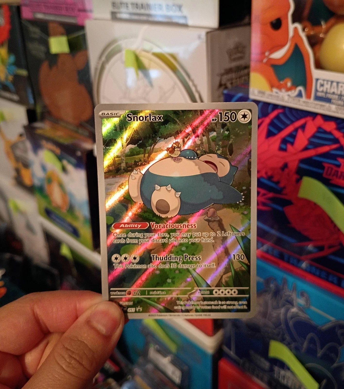 Pokemon Snorlax 051 Sv: Scarlet & Violet Promo Cards Holo