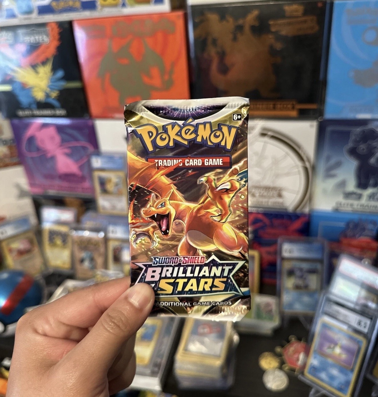Pokemon TCG - Sword & Shield - Brilliant Stars Booster Pack - Sealed