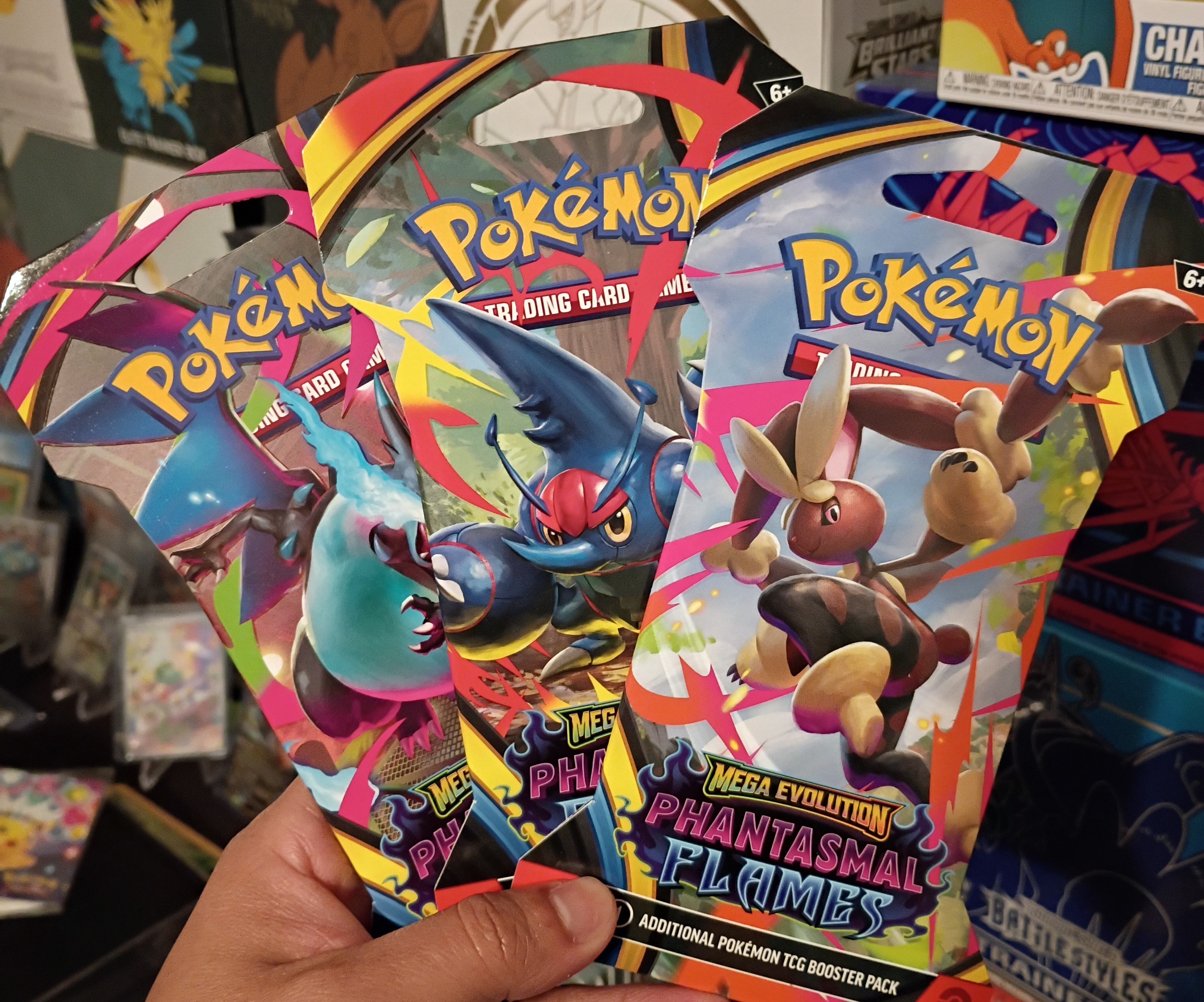 Pokémon Mega Evolution Phantasmal Flames Sleeved Booster Pack