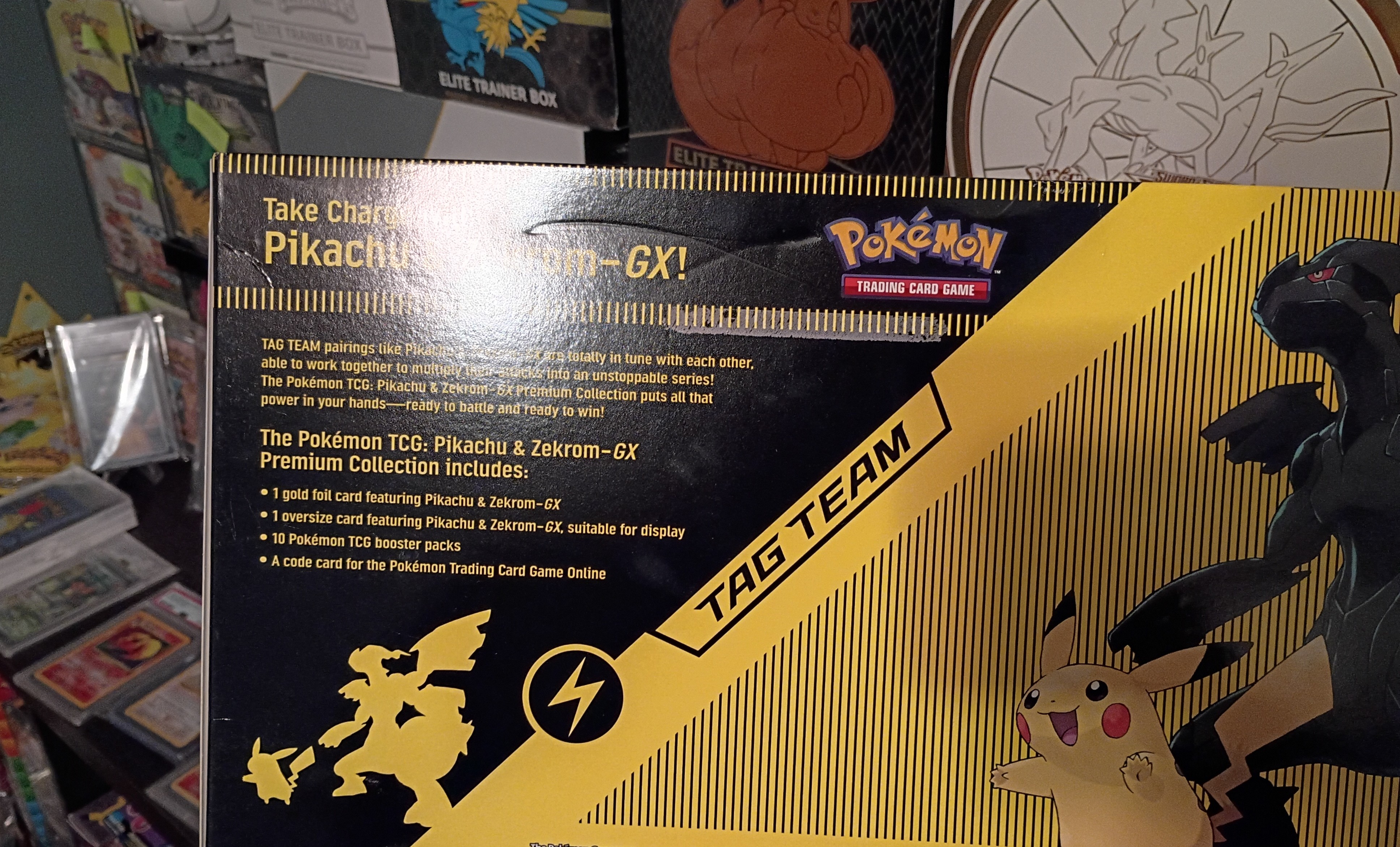 Pokemon Pikachu & Zekrom-GX Premium Collection Box Sealed