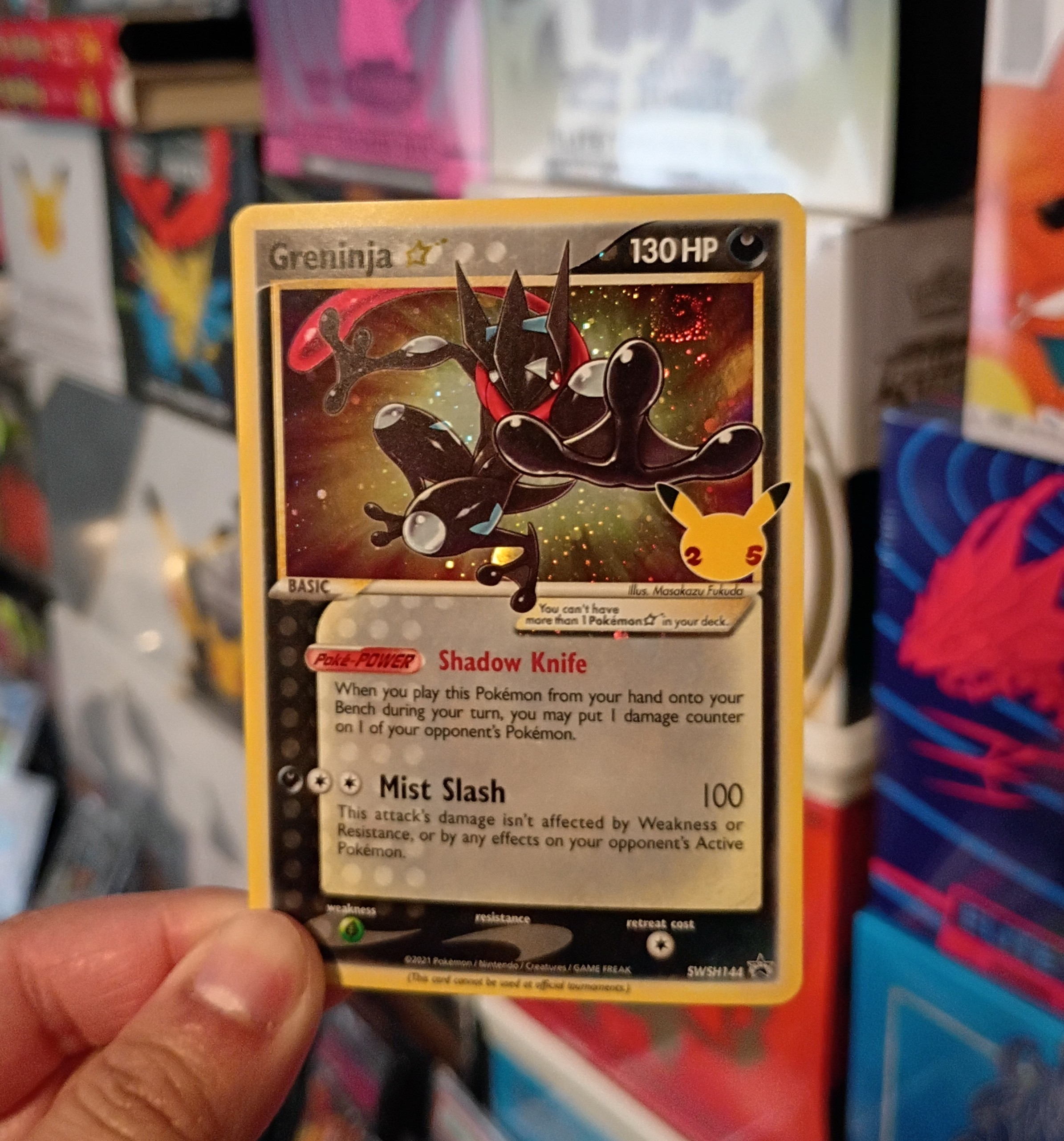 Pokemon Greninja Star SWSH144 SWSH: Sword & Shield Promo Cards Holo