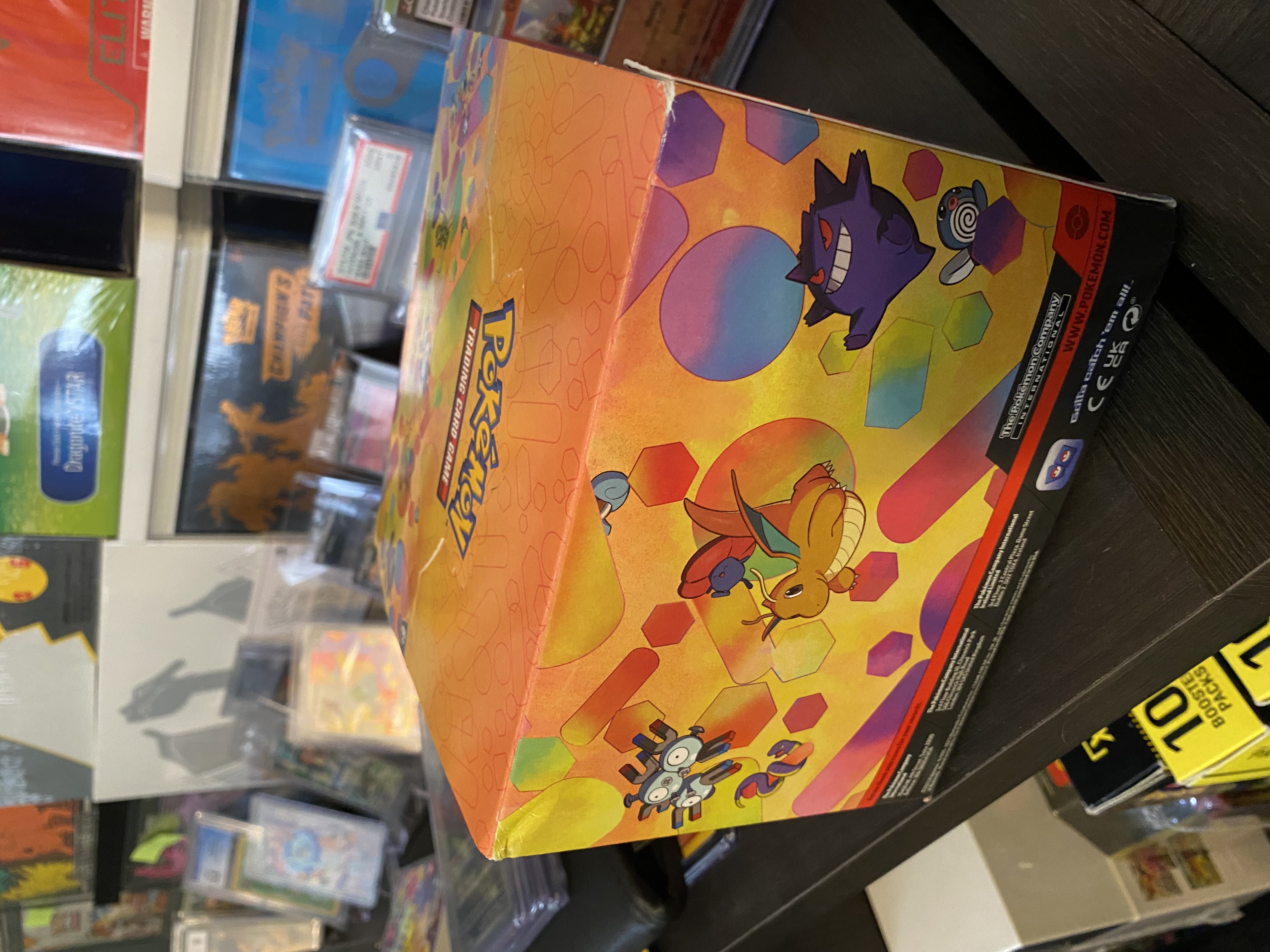 Pokemon Scarlet & Violet 151 Mini Tins Display Case - 10X Factory Sealed Tins