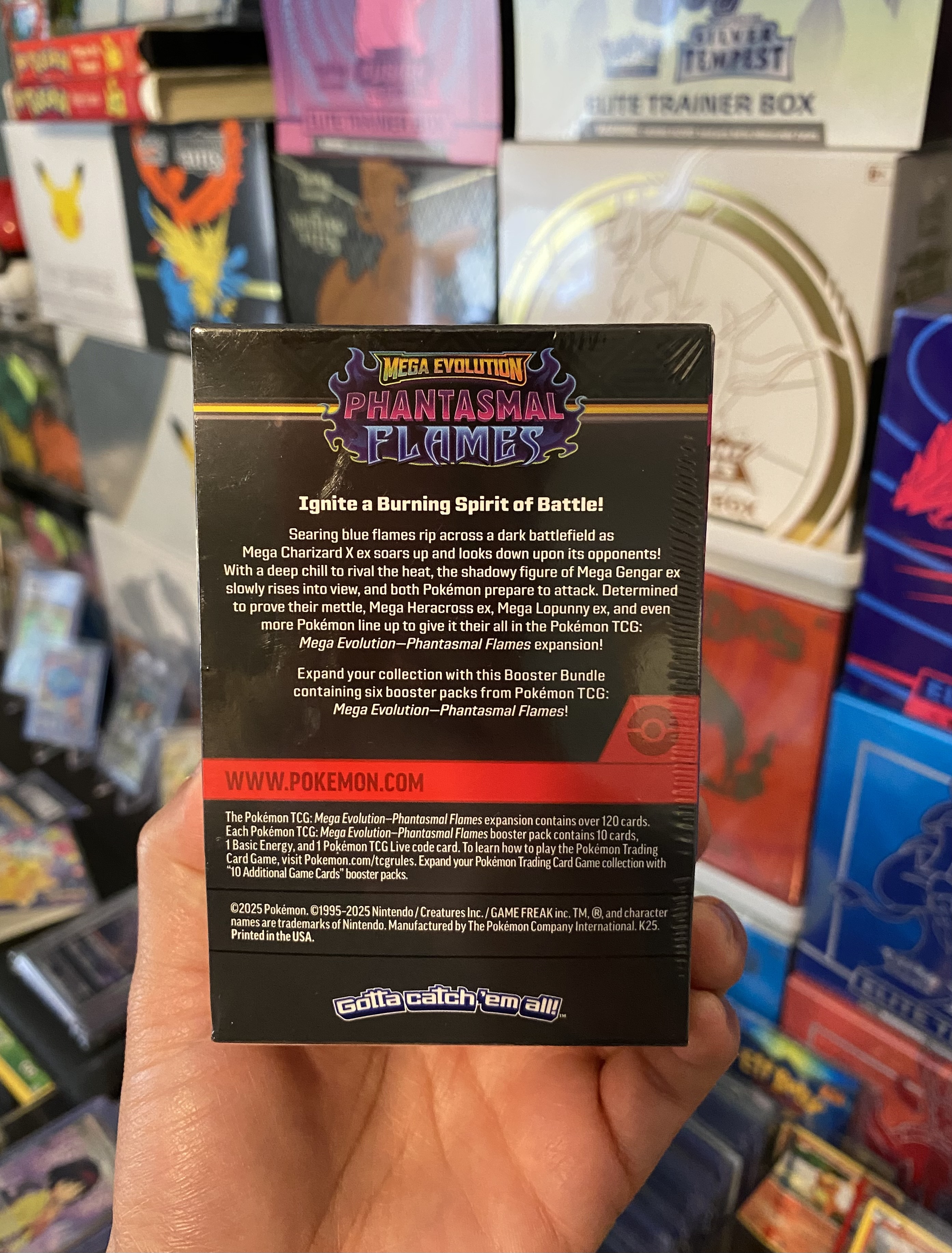 Pokemon TCG Mega Evolution Phantasmal Flames Booster Bundle New Sealed