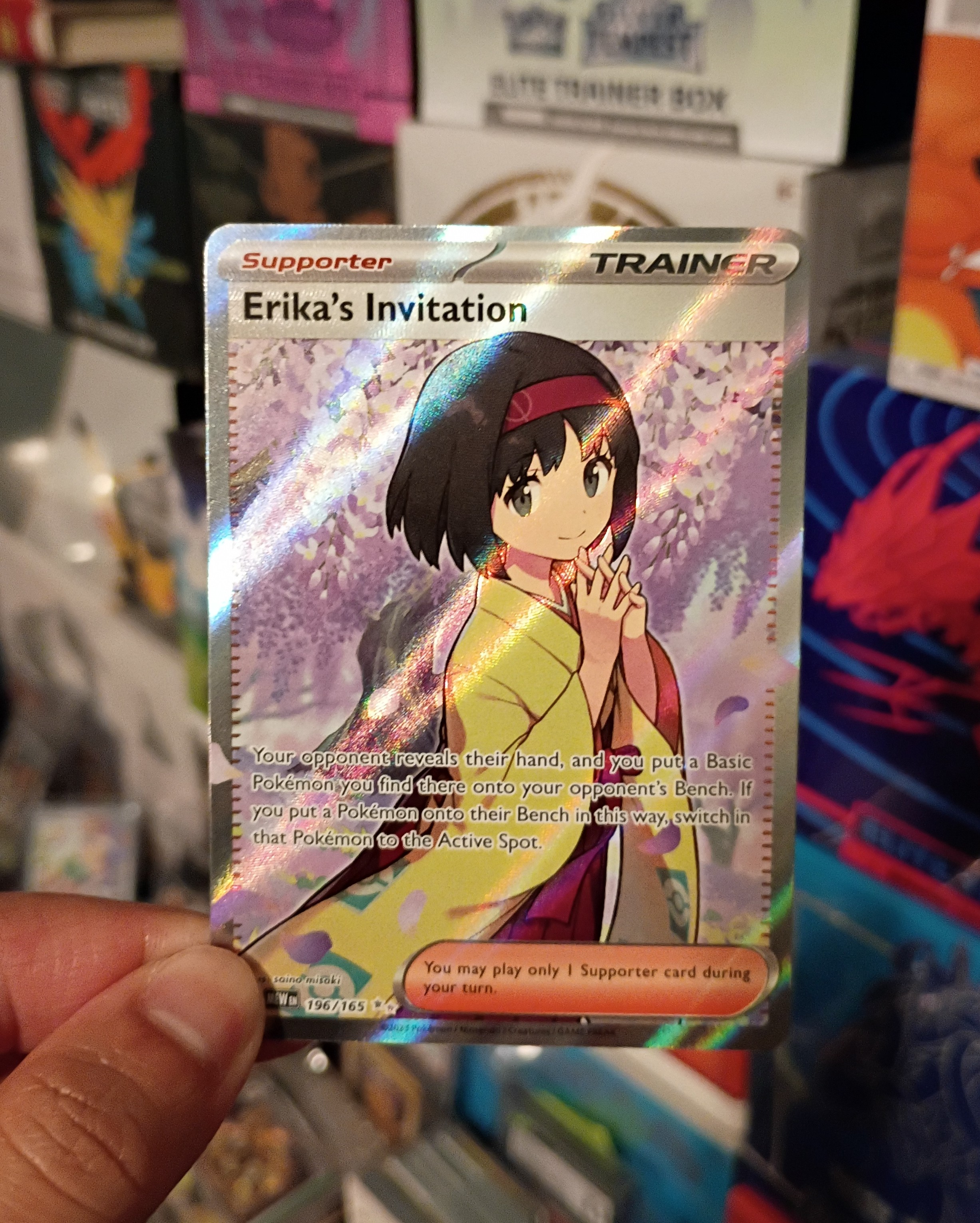 Pokemon Erika's Invitation 196/165 Sv: Scarlet & Violet 151