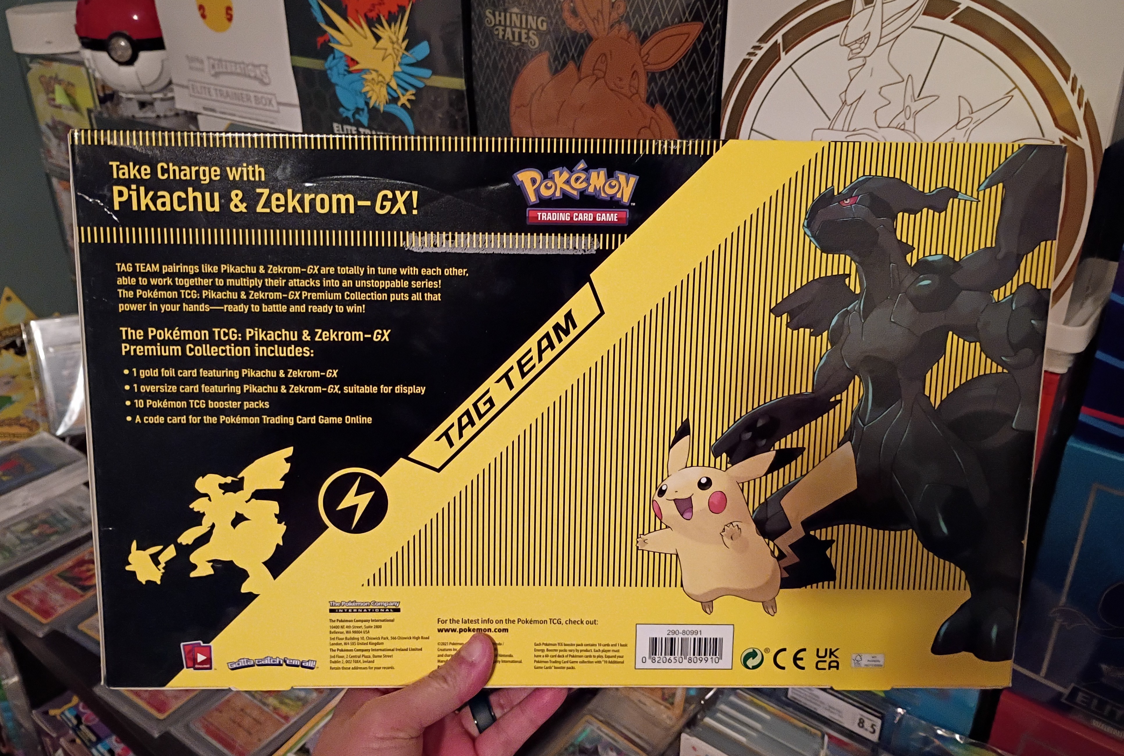 Pokemon Pikachu & Zekrom-GX Premium Collection Box Sealed