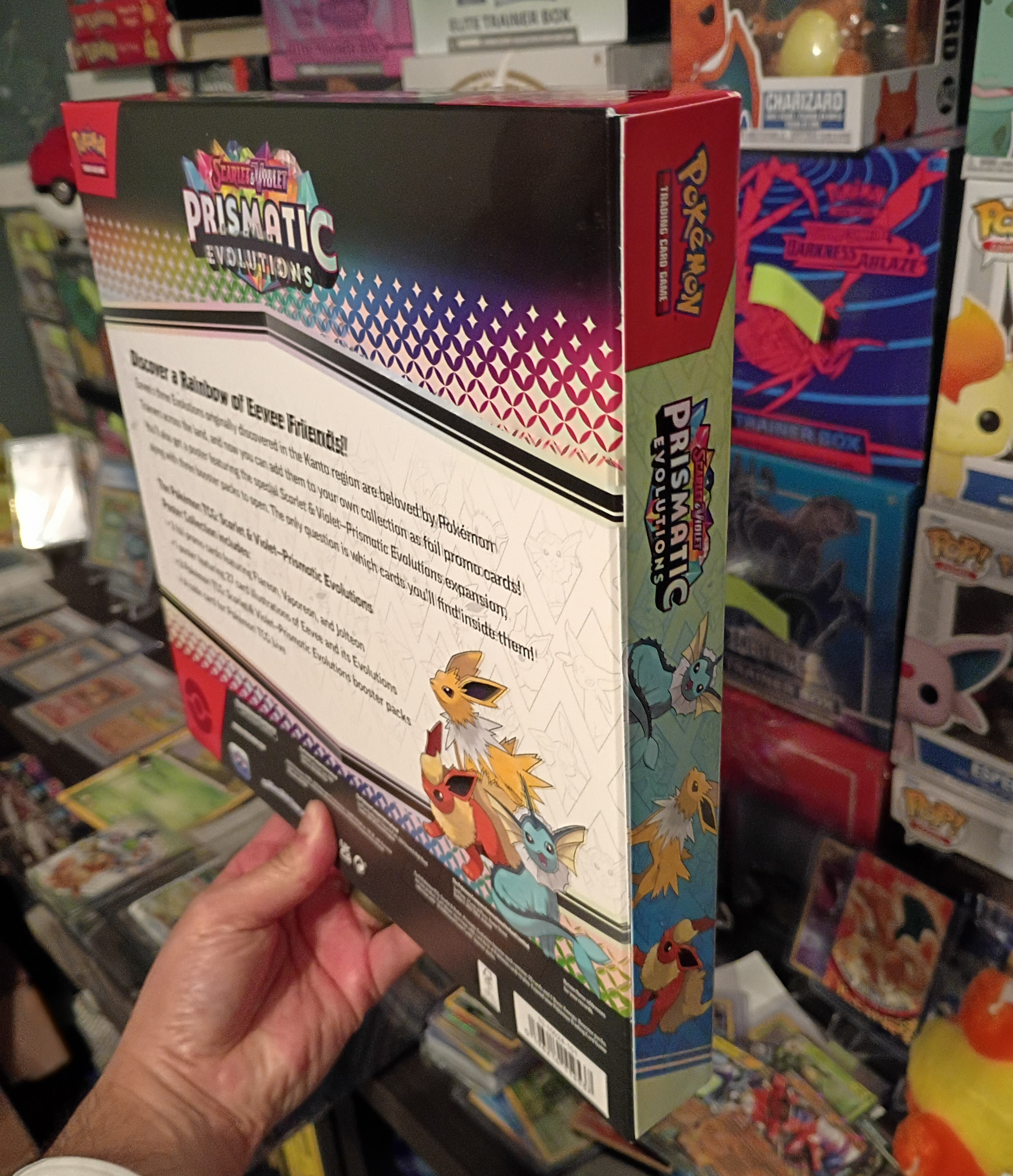 Pokemon Prismatic Evolutions Poster Collection Box