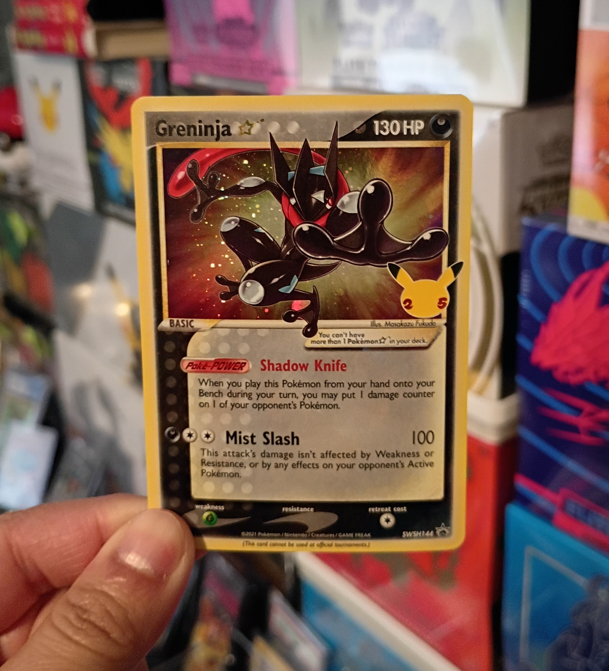 Pokemon Greninja Star SWSH144 SWSH: Sword & Shield Promo Cards Holo