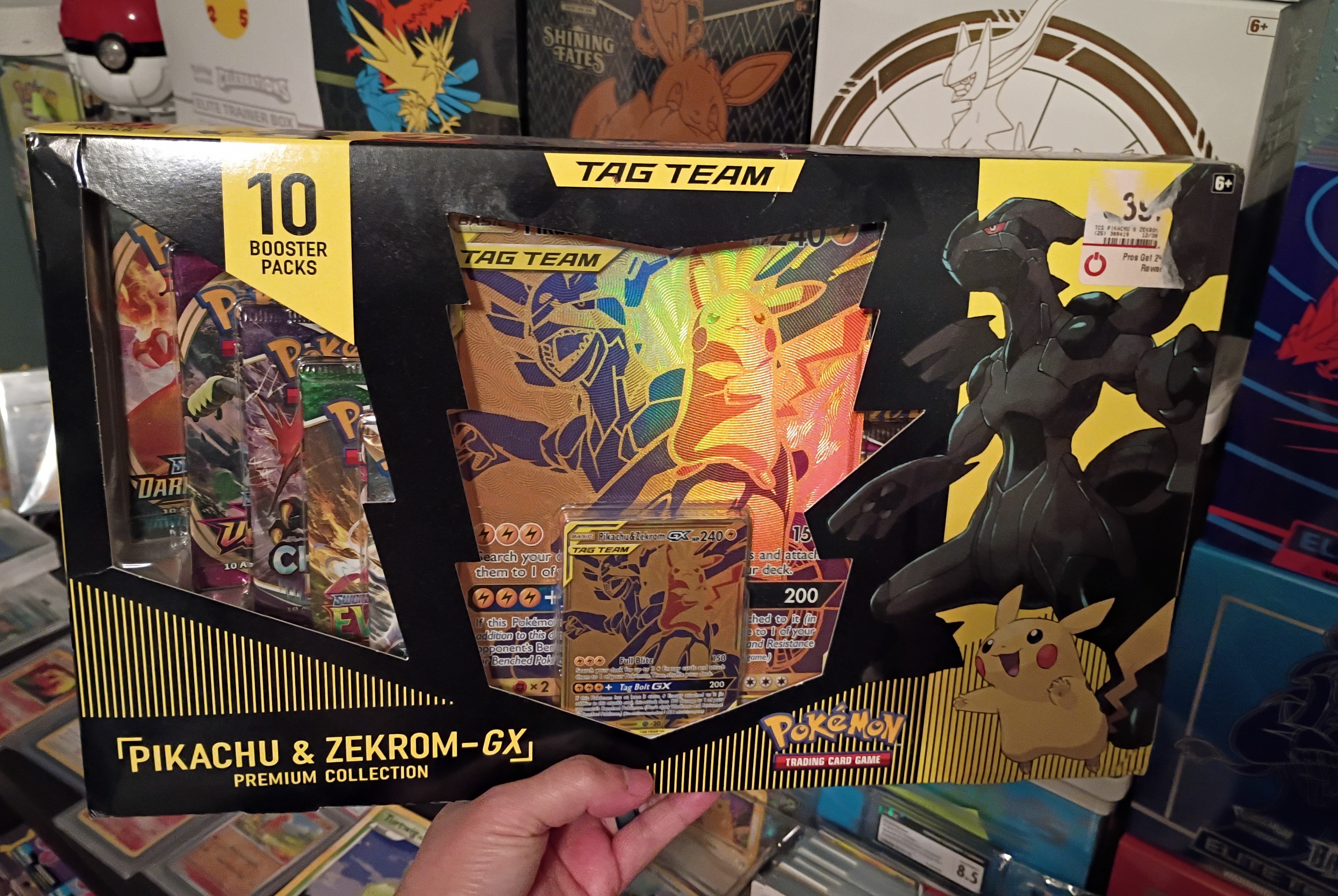 Pokemon Pikachu & Zekrom-GX Premium Collection Box Sealed
