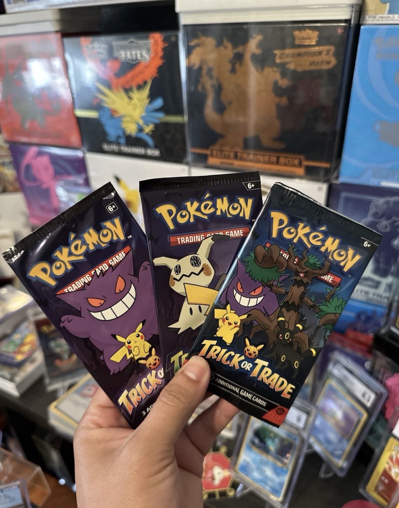 Trick or Trade COMPLETE ART SET Sealed Pokemon TCG Set of 3 Packs 2022-2024
