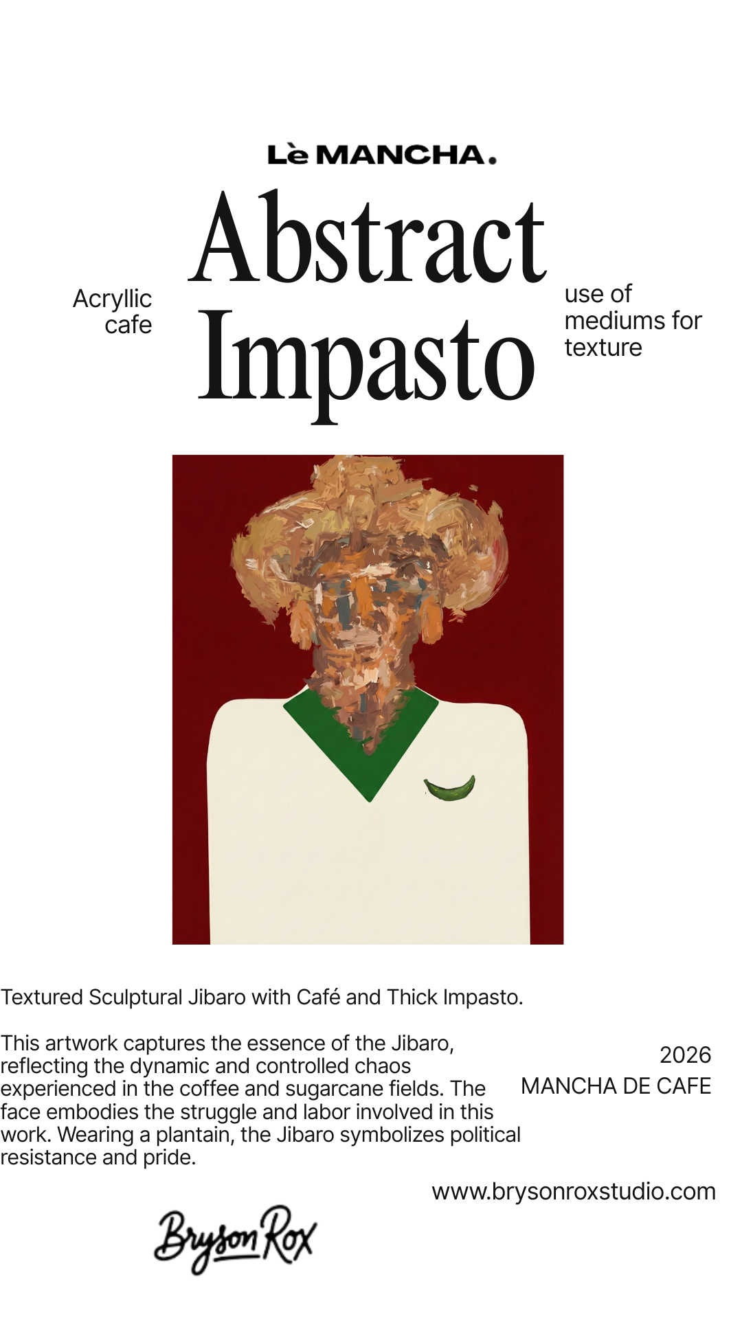 Abstract Impasto - Jibaro Cafe